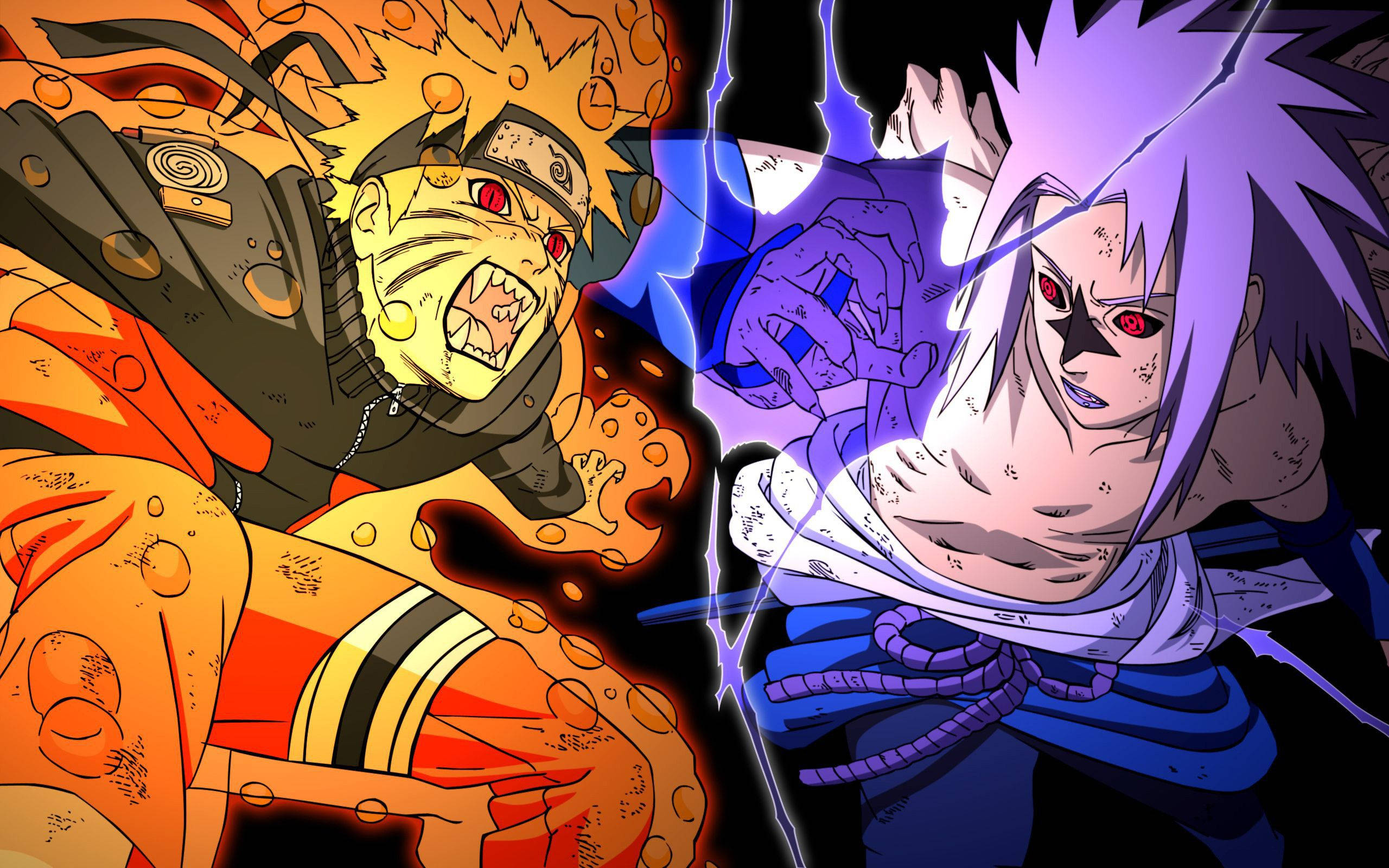 Sina Naruto at Sasuke Noong Kabataan Wallpaper