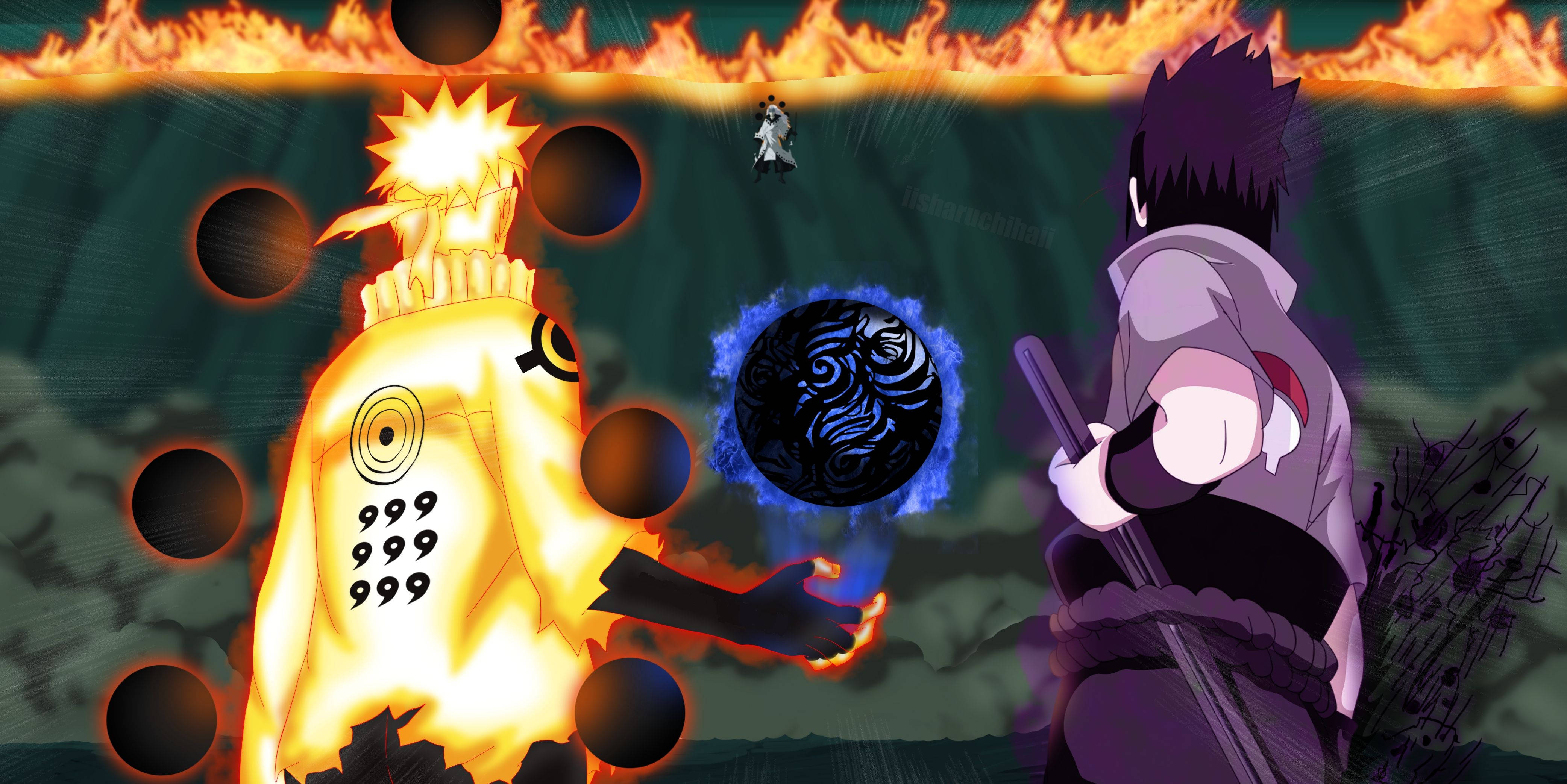 Sina Naruto at Sasuke, magkasama muli! Wallpaper