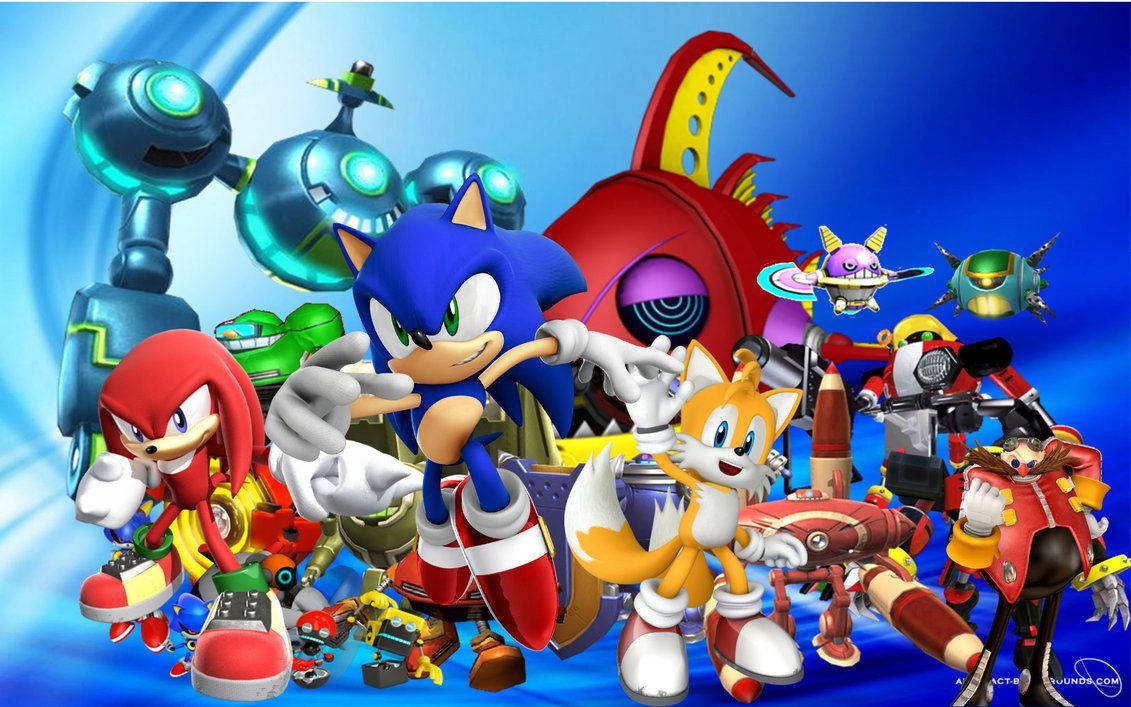 Sina Sonic, Tails, at Knuckles ay Handa na Harapin ang Mundo Wallpaper