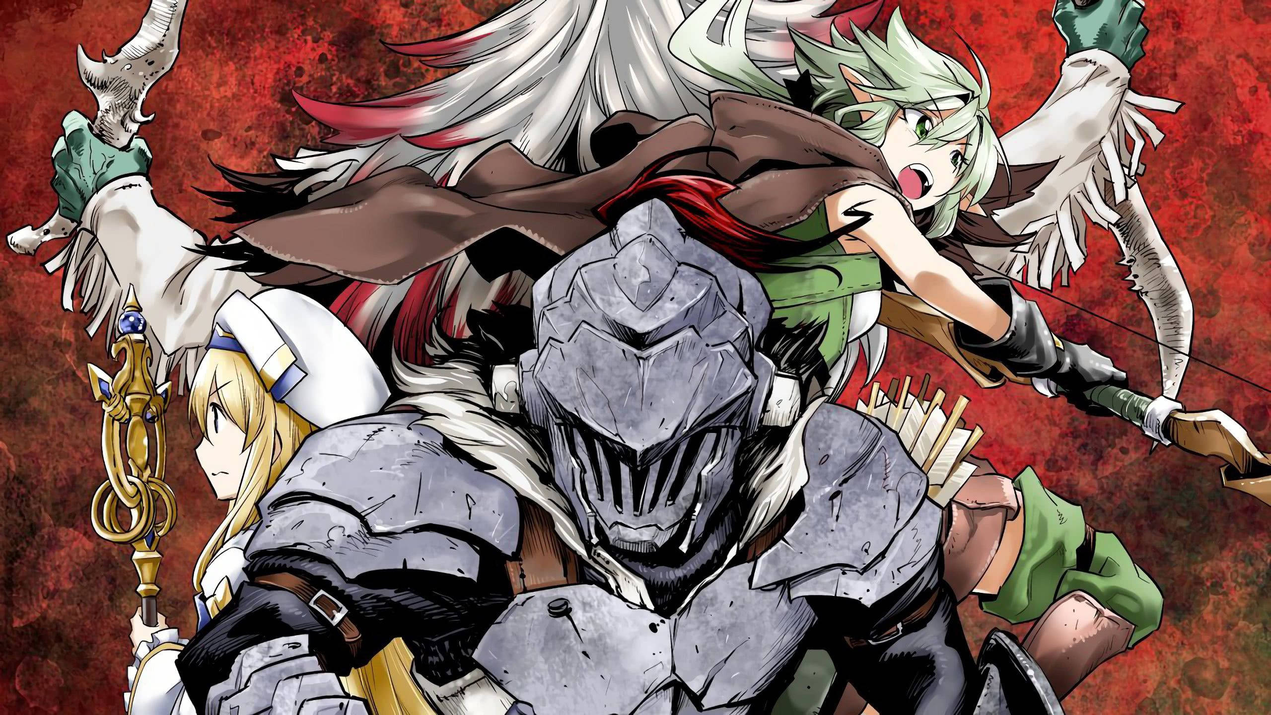 Sina Tanjiro at Goblin Slayer ay Naglakbay upang Patayin ang mga Demonyo Wallpaper