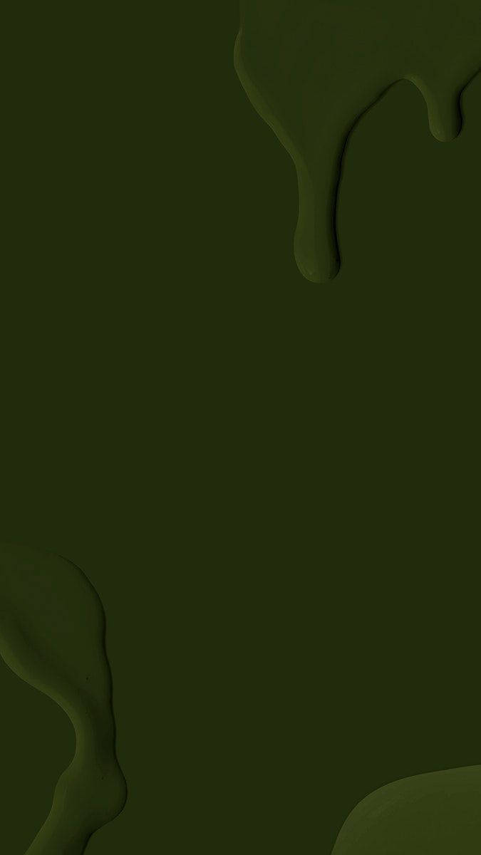 Sining 3D na Nakaka-engganyo sa Makulay na Berde Wallpaper