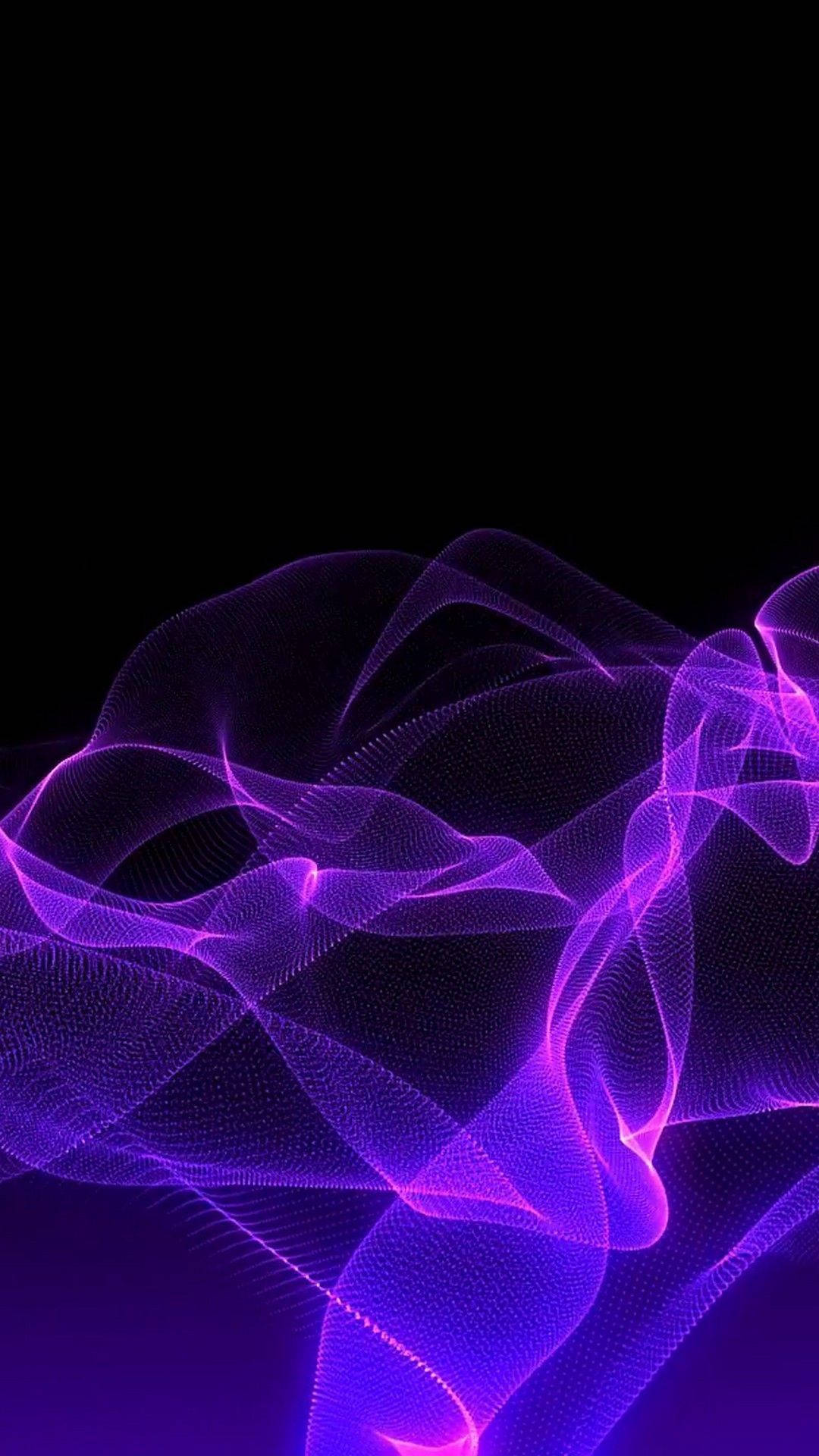 Sining Abstrak na Aesthetic na Kulay Lila Wallpaper