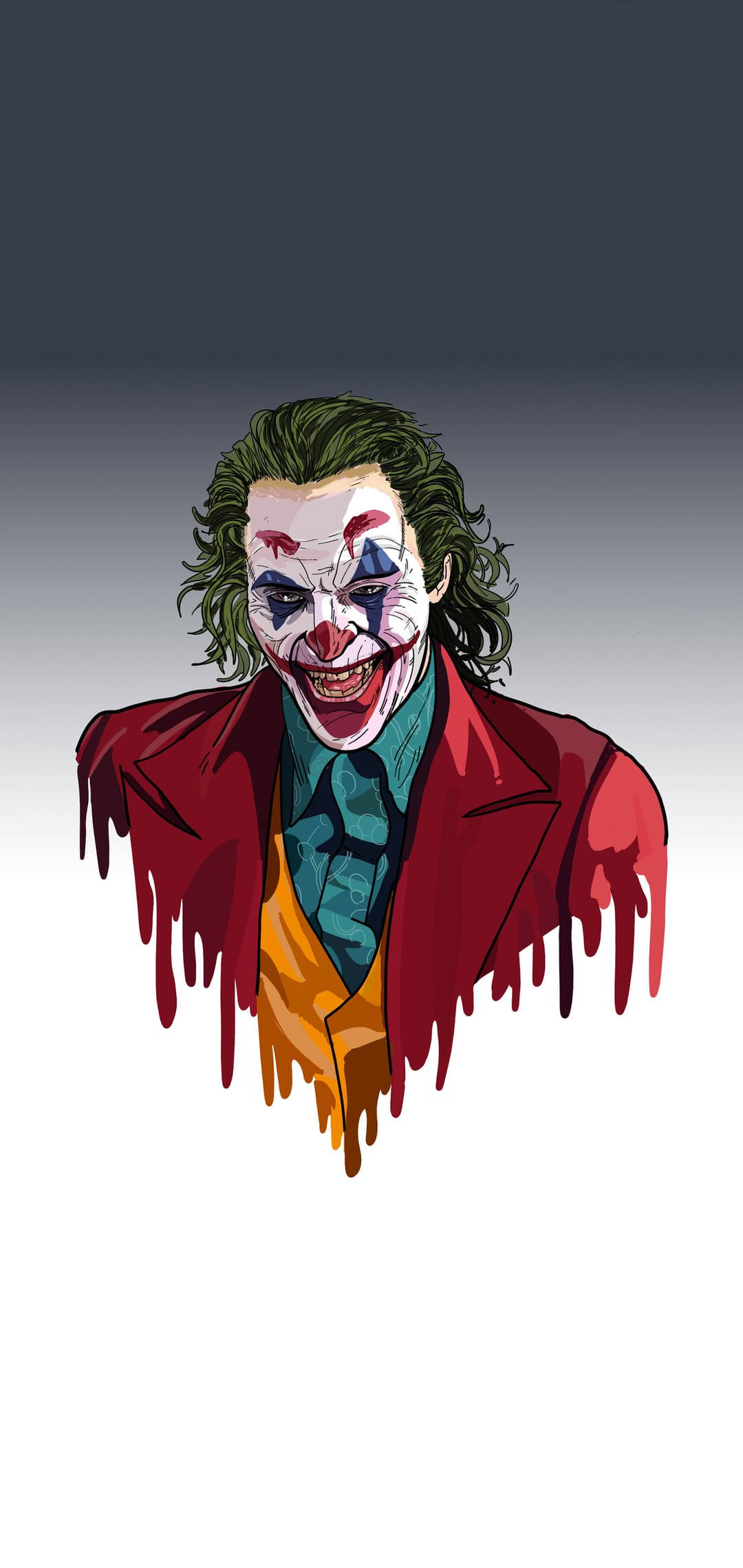 Sining Aesthetic ng Joker para sa iPhone Wallpaper