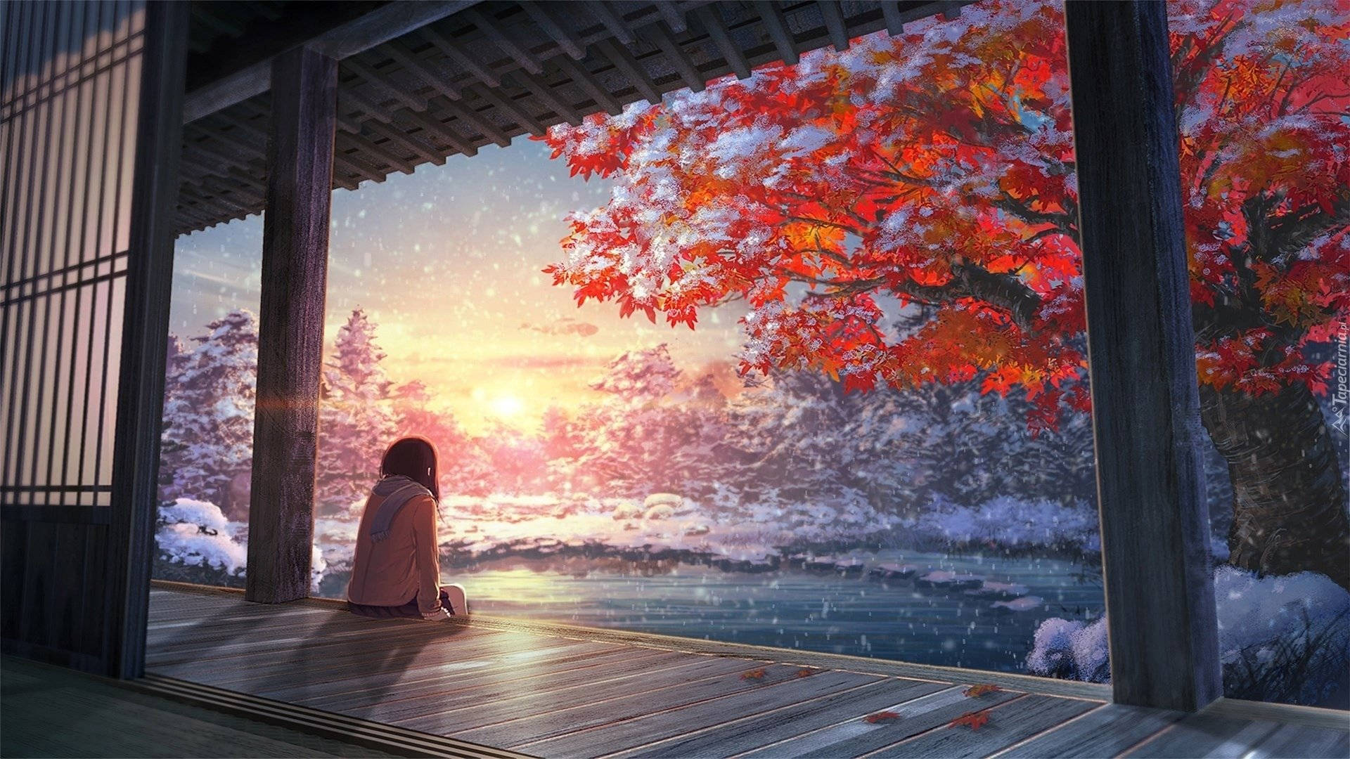 Sining Aesthetic Winter Minka Wallpaper