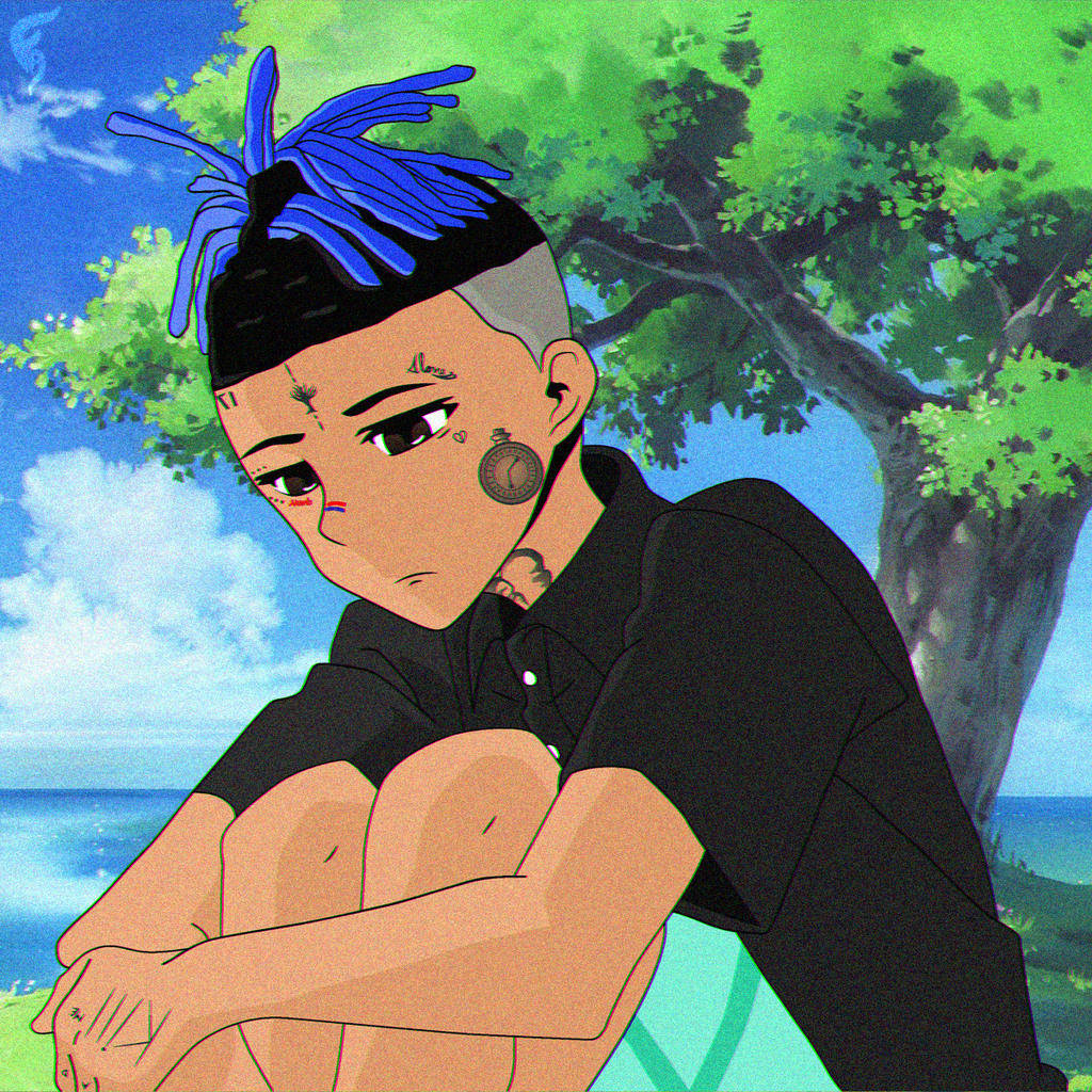 Sining Anime ni Xxxtentacion Wallpaper