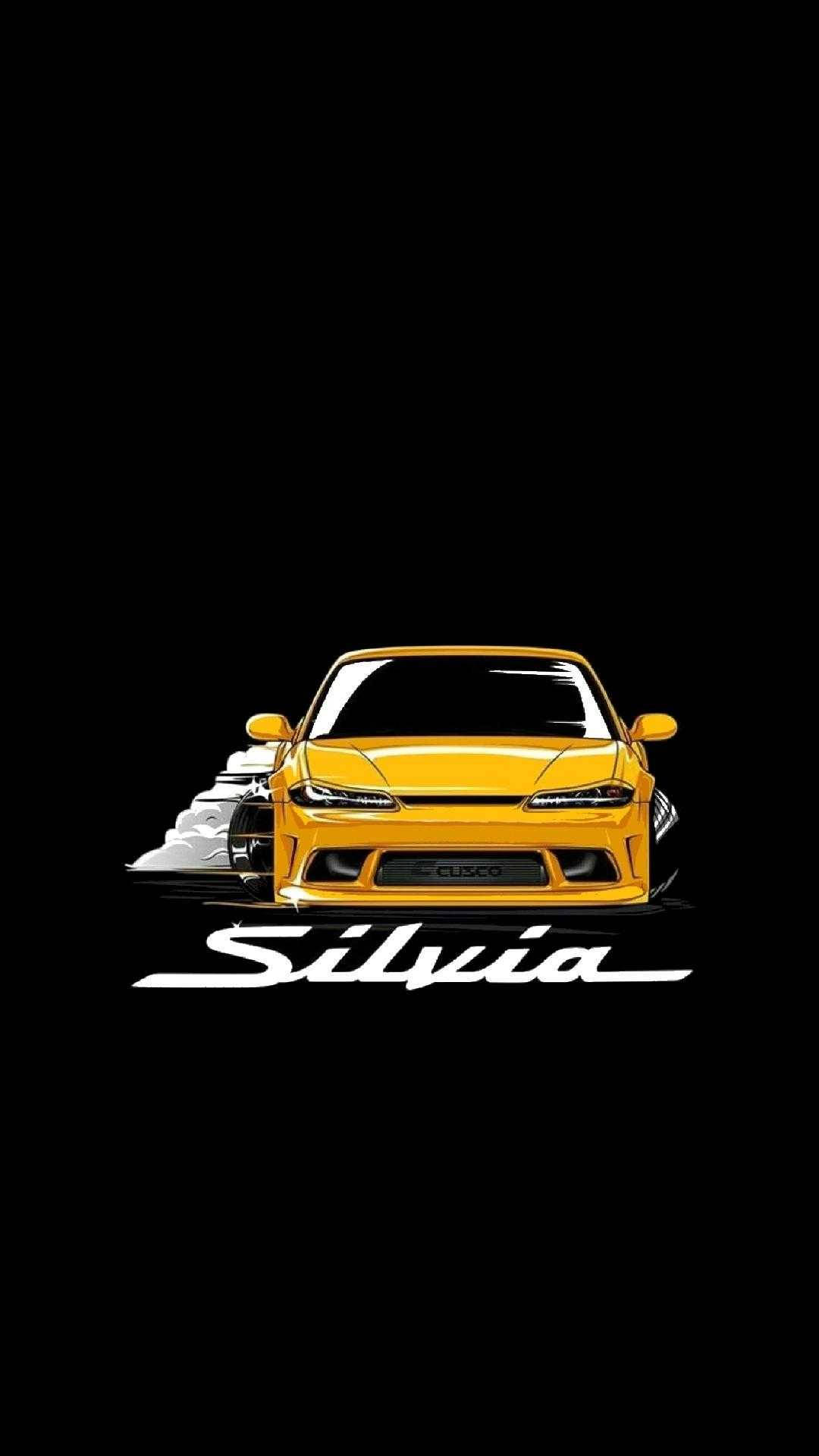 Sining na JDM Aesthetic ng Nissan Silvia Wallpaper