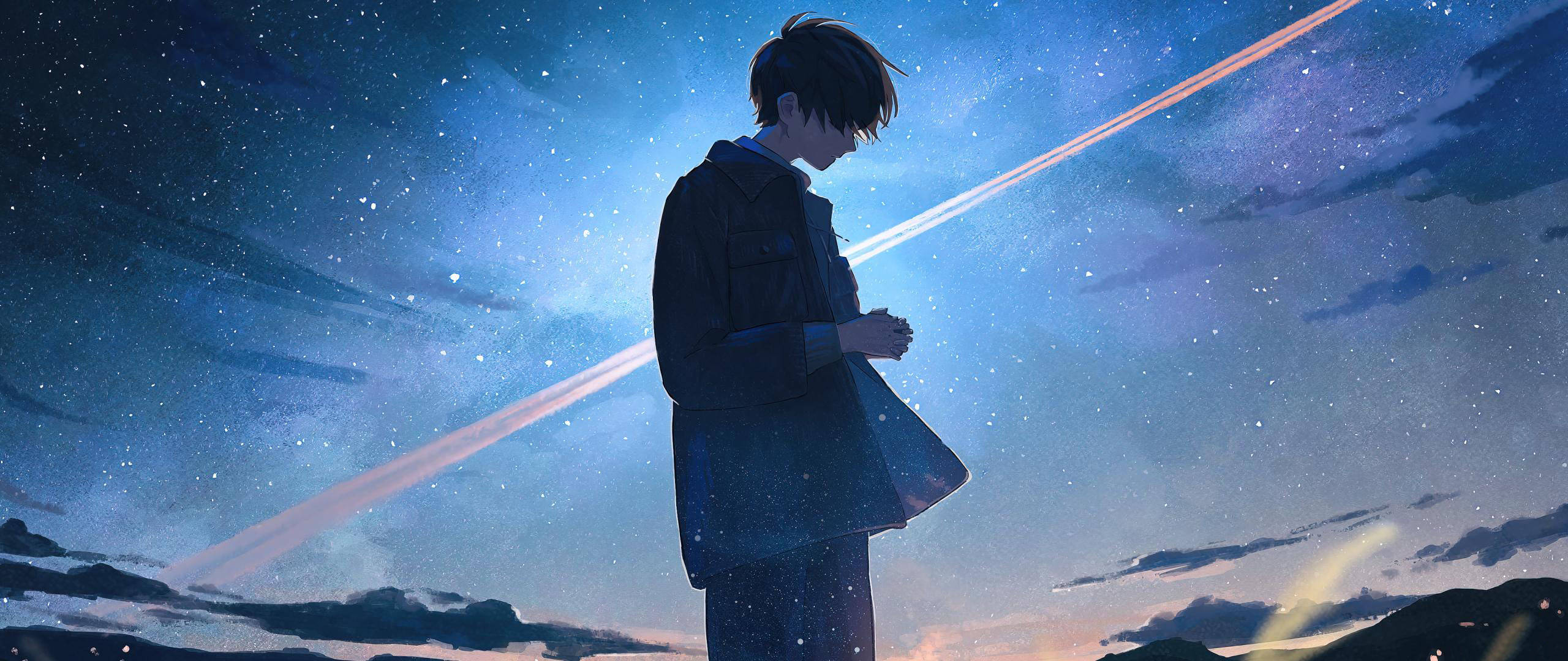 Sining na Pangarap ng Aesthetic na Binata Wallpaper