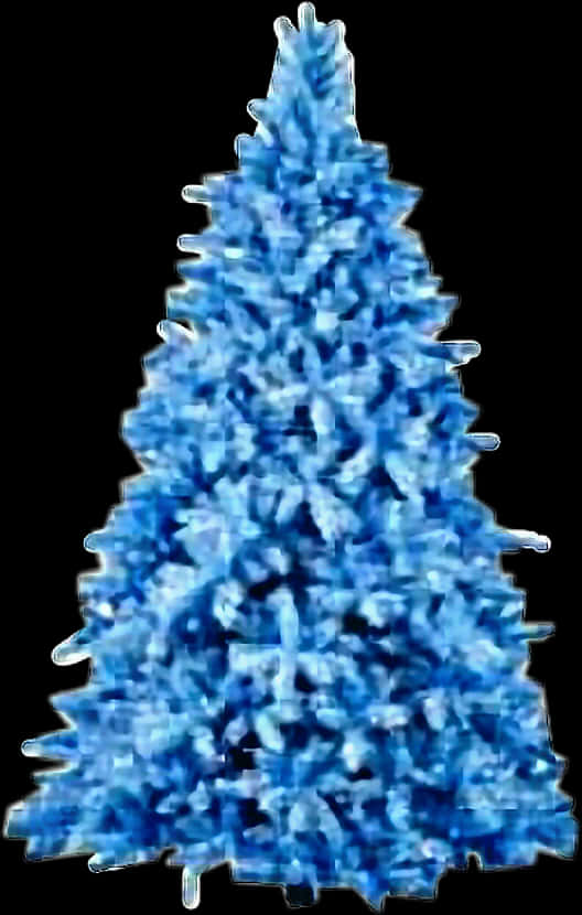 Sining ng Asul na Puno ng Pasko Wallpaper