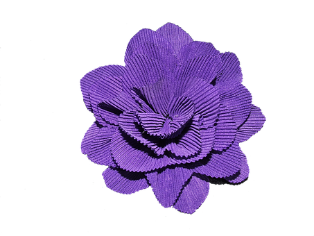 Sining ng Bulaklak na Gawa sa Lila na Corrugated na Papel Wallpaper