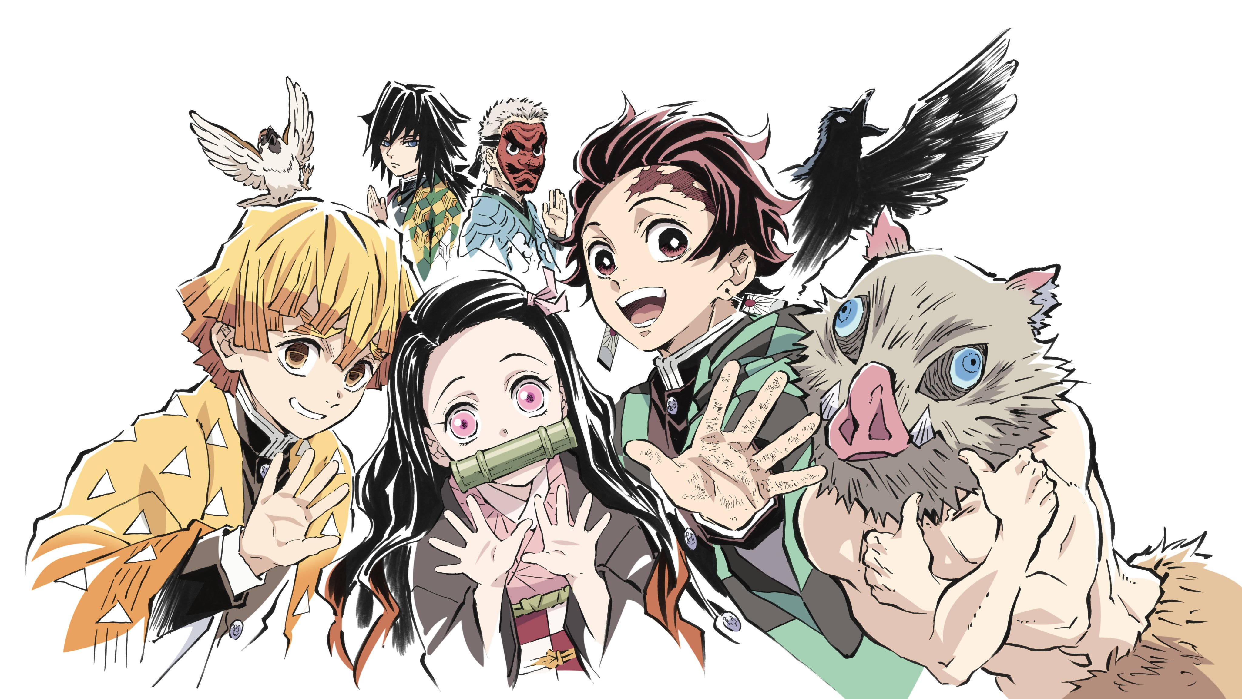 Sining ng Demon Slayer 4K Opisyal Wallpaper