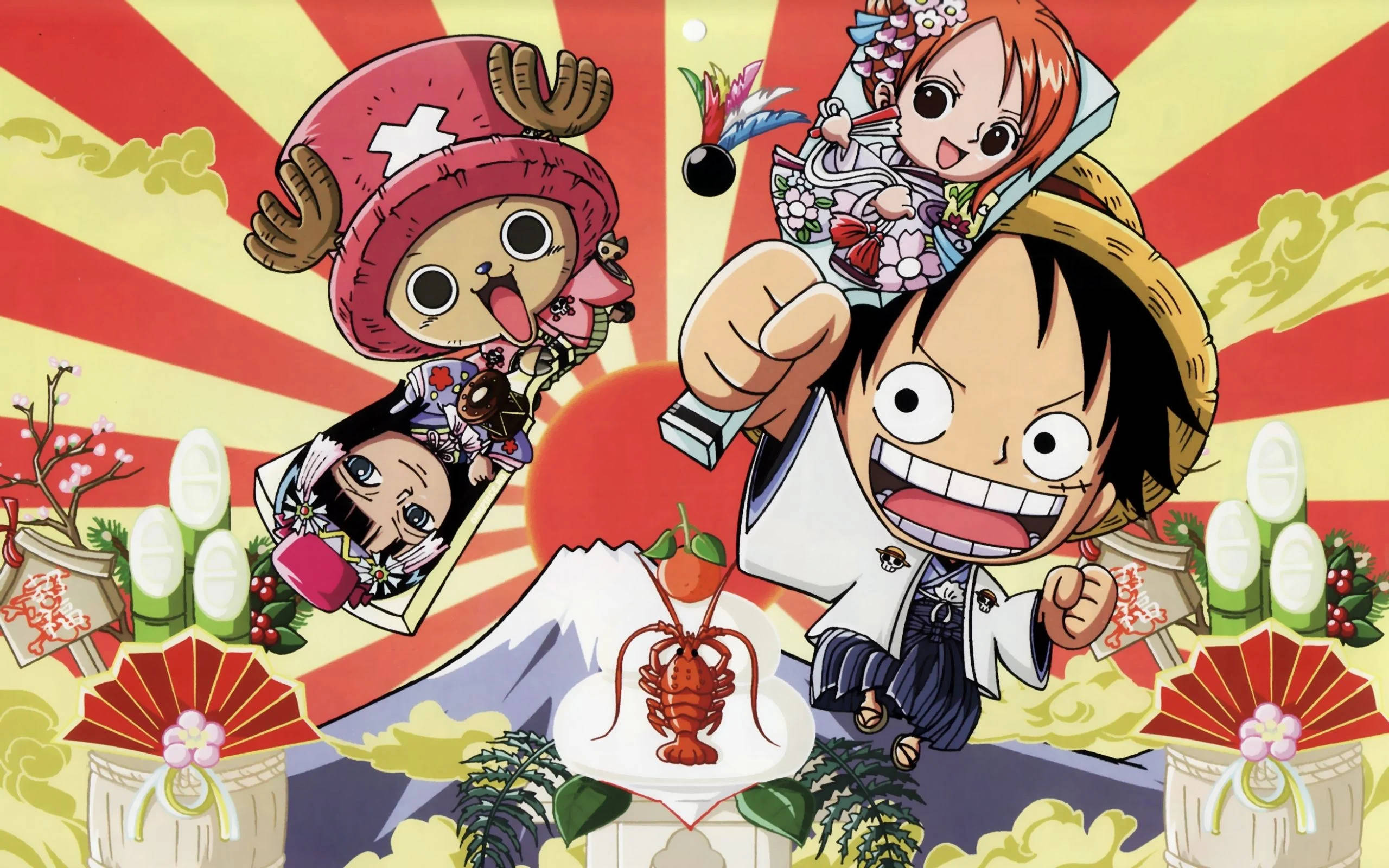 Sining ng Funny Anime One Piece Wallpaper