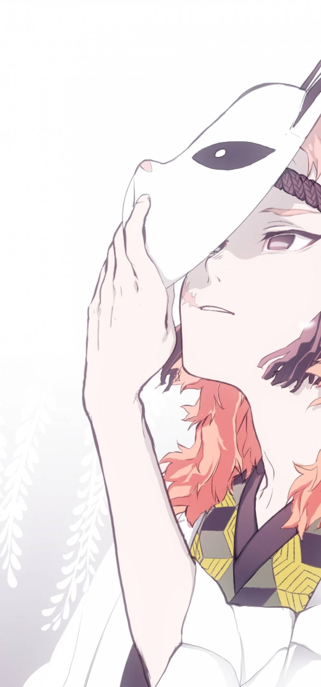 Sining ng Maskara ni Sabito mula sa Demon Slayer Wallpaper