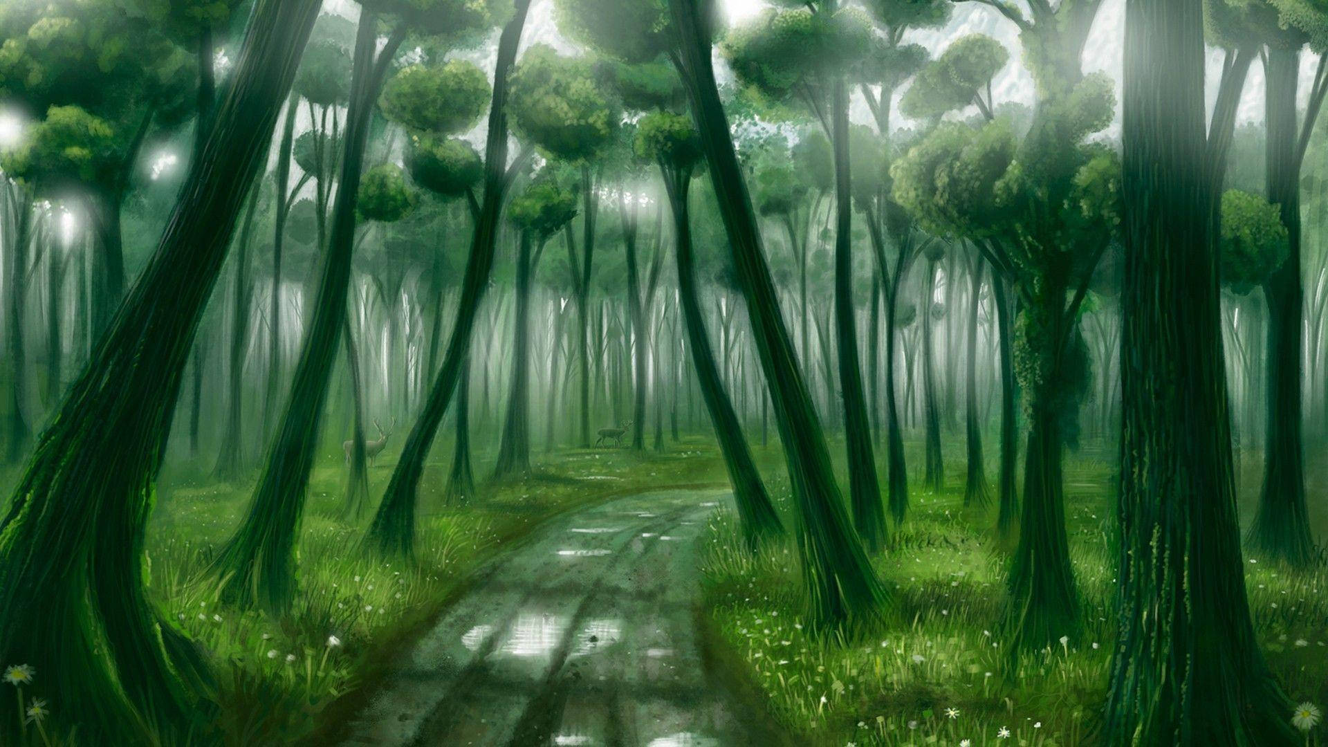 Sining ng Matataas na Puno Wallpaper