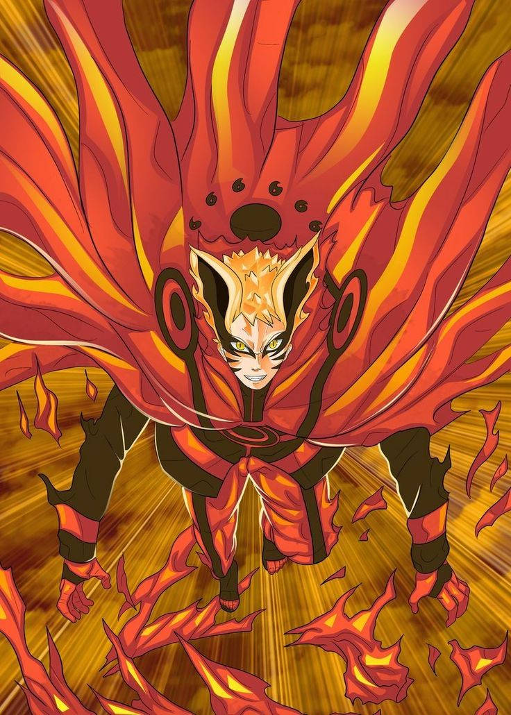 Sining ng Naruto Baryon Mode Wallpaper