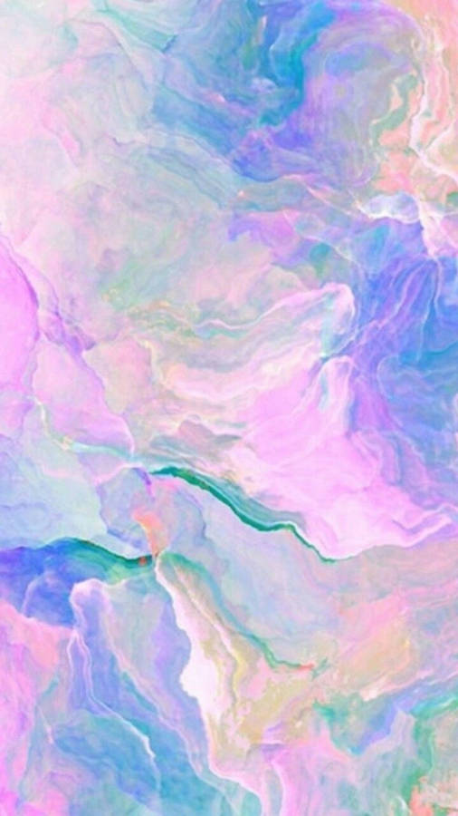 Sining ng Neon Pastel na Marmol Wallpaper