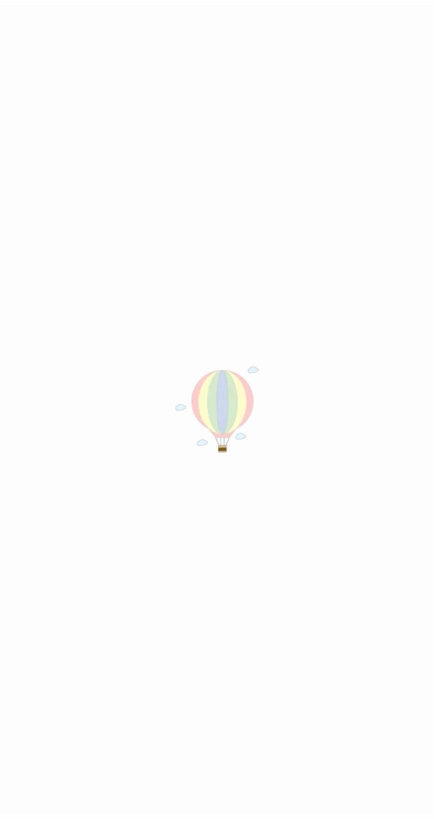 Sining ng Pastel na Hot Air Balloon para sa iPhone Wallpaper