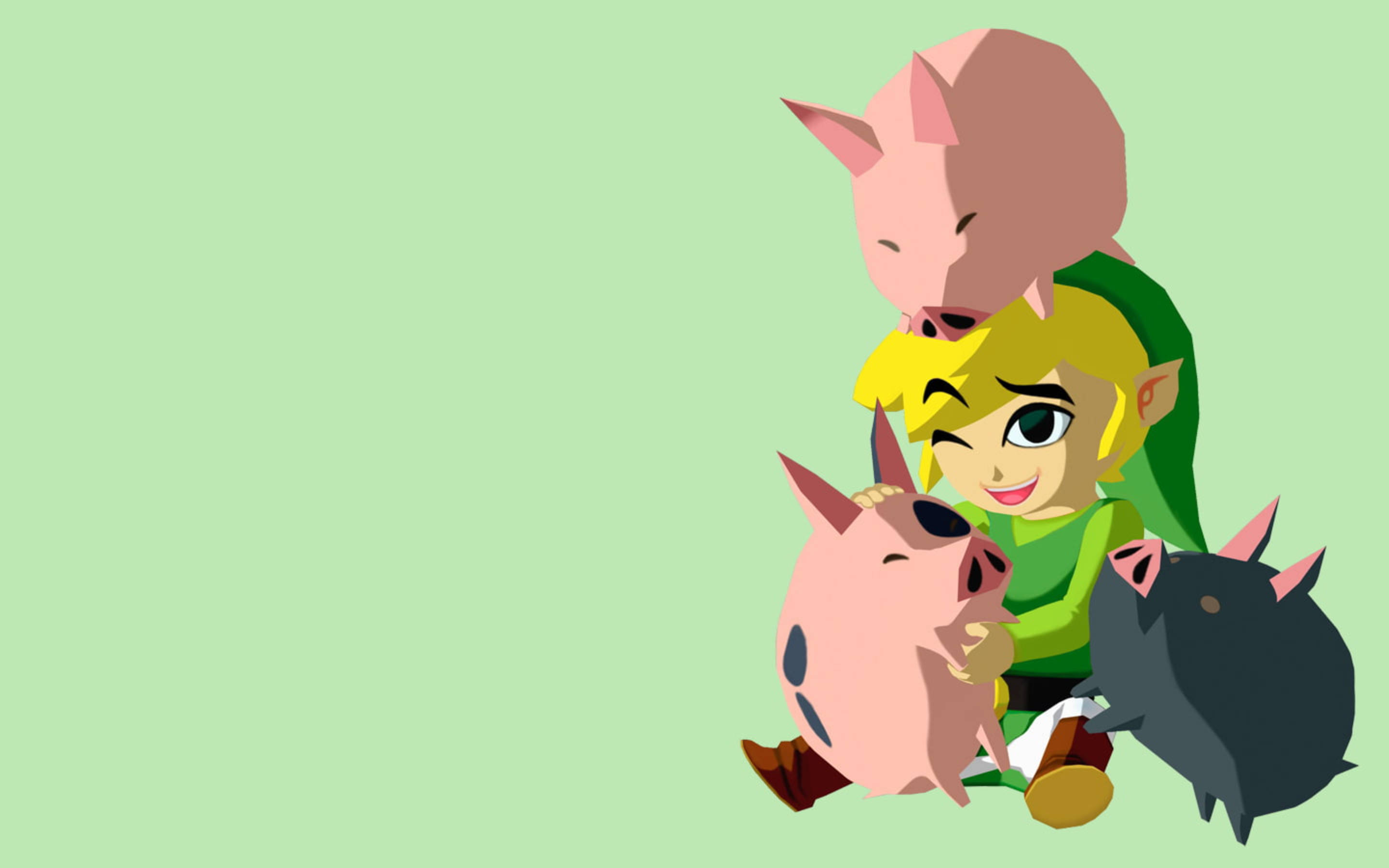Sining ng Piggy Attack ng Legend of Zelda Wallpaper