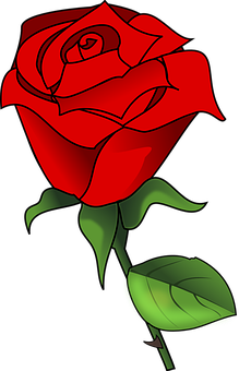 Sining ng Pulang Rosas na Vector Wallpaper