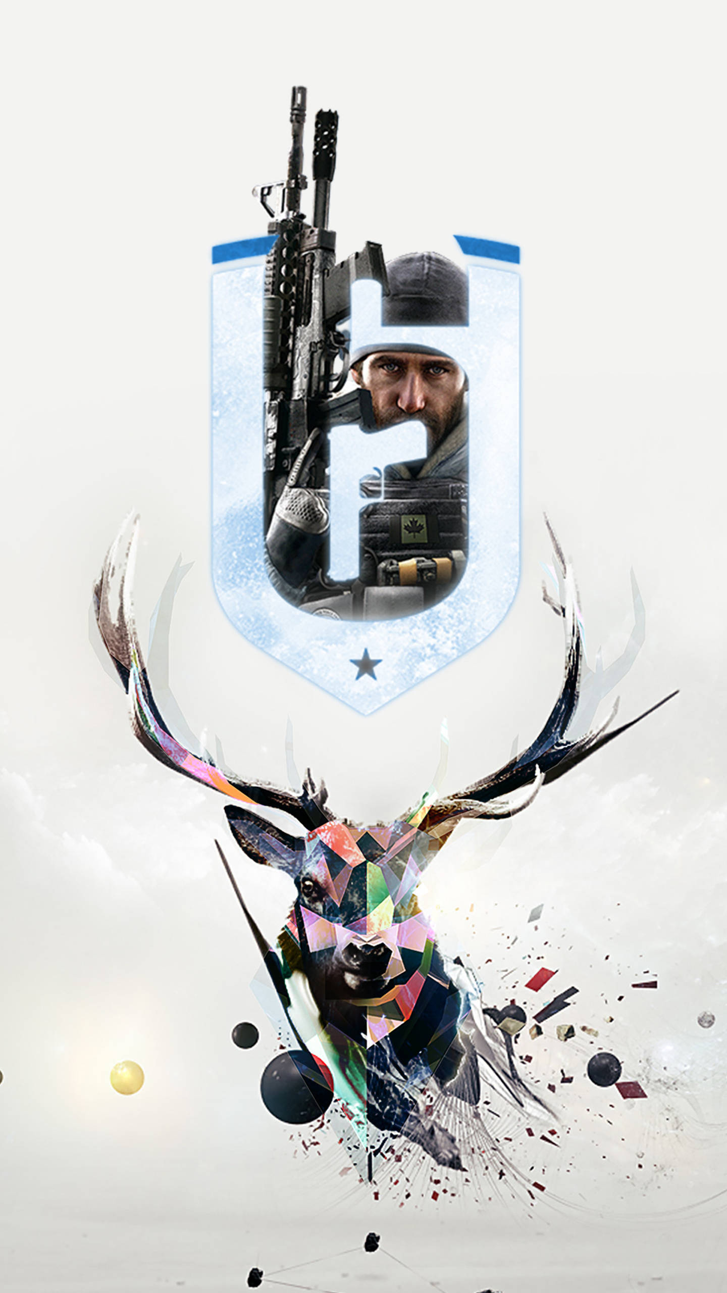 Sining ng Rainbow Six Siege Aesthetic para sa iPhone Wallpaper