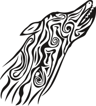 Sining ng Tribong Lobo Wallpaper