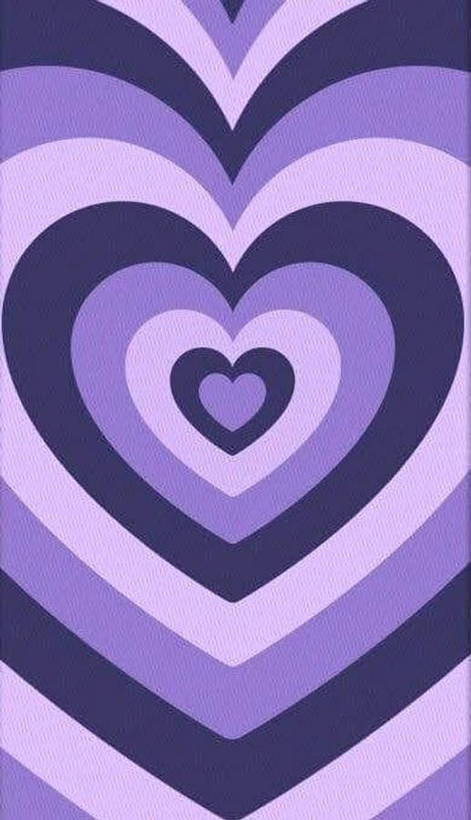 Sining ng Wallpaper na Cute Purple Heart Wallpaper