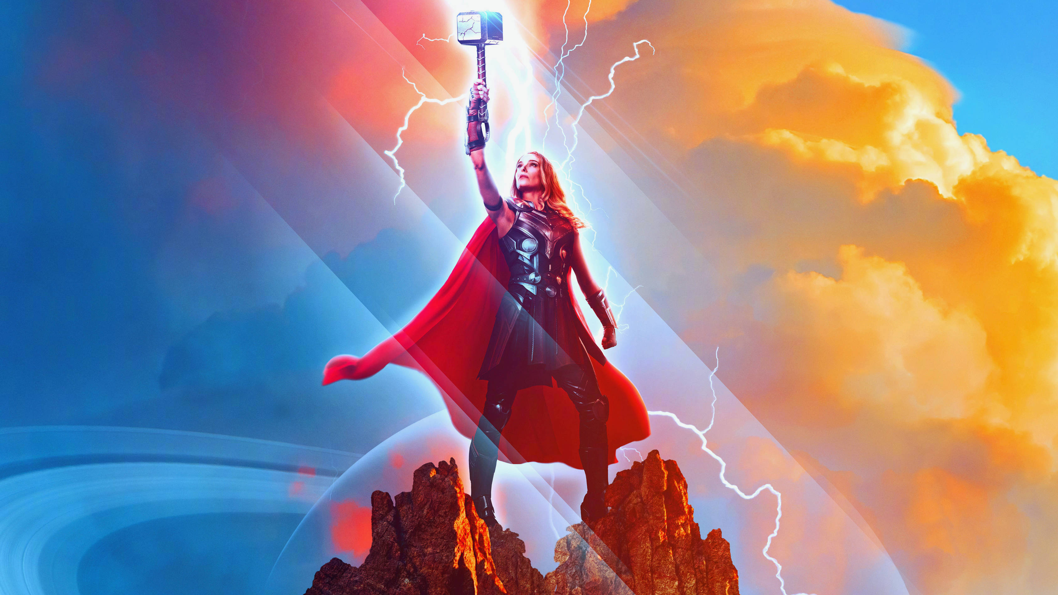 Sining ni Jane Foster mula sa Thor Love And Thunder Wallpaper
