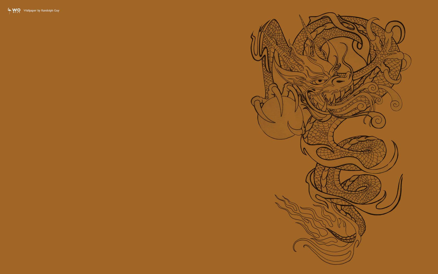 Sining PC na Japanese Dragon Wallpaper