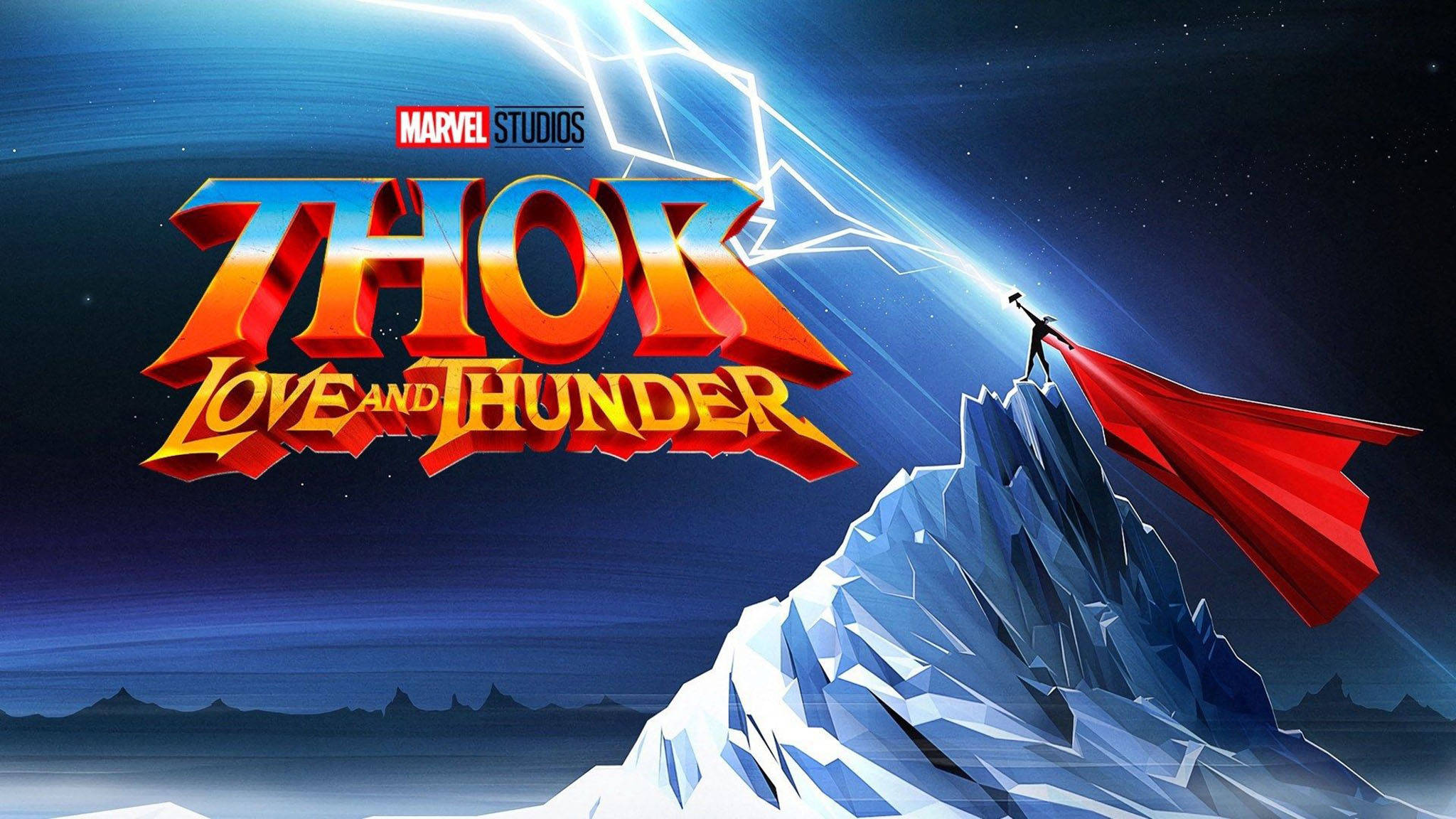 Sining Vector ng Thor Love And Thunder Wallpaper