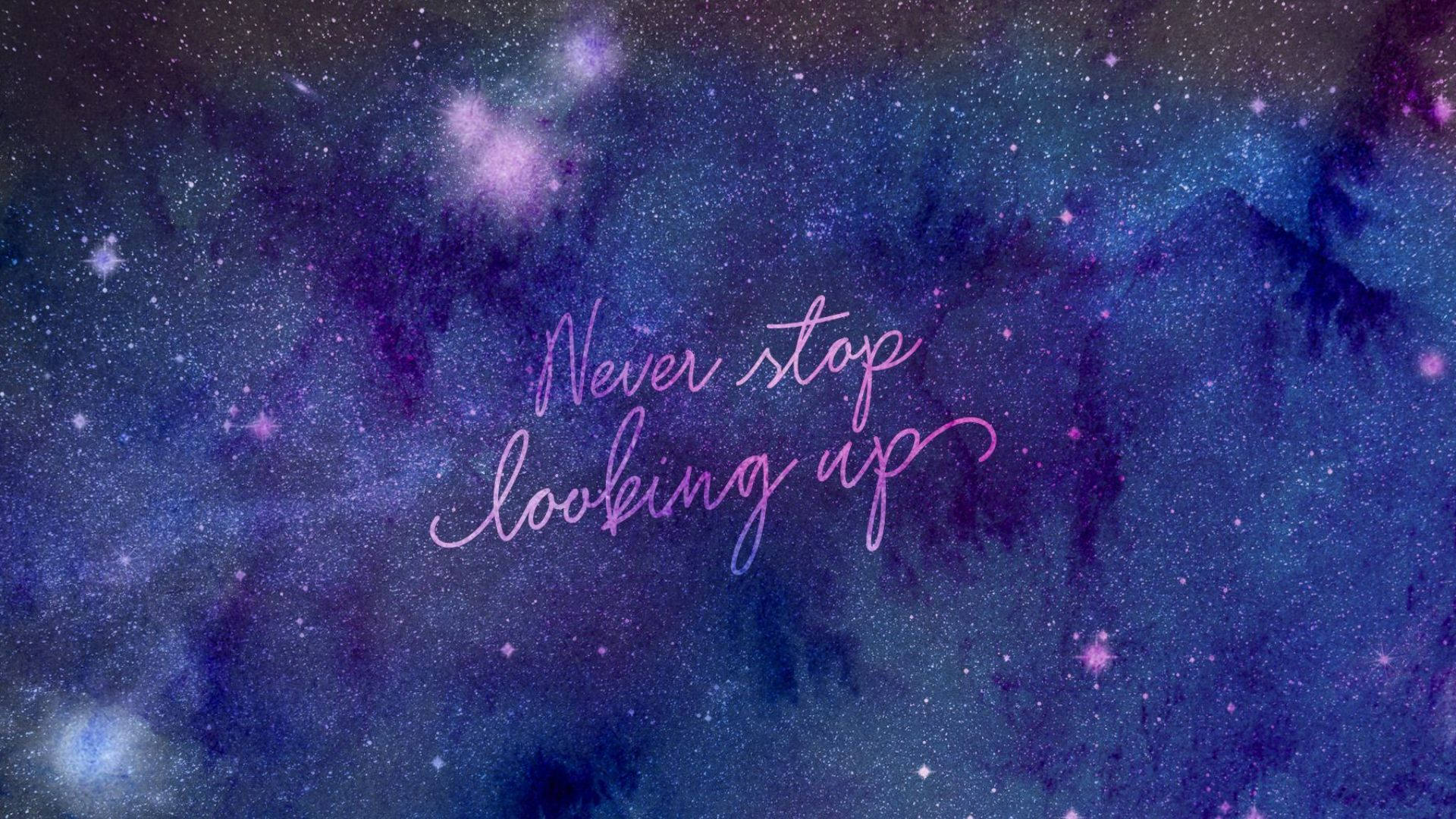Sipi sa Cute na Galaxy Wallpaper