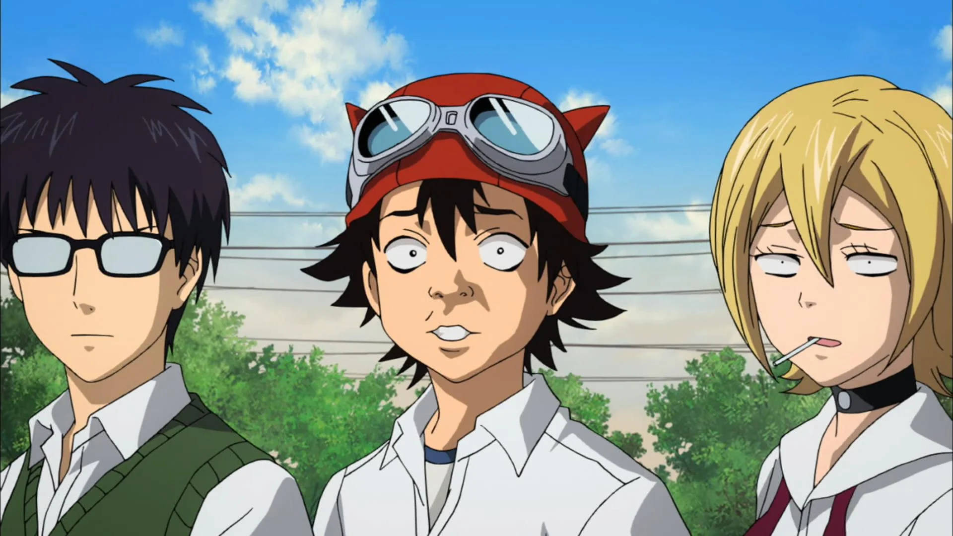 Sket Dance Nakakatawang Mukha ng Anime Wallpaper