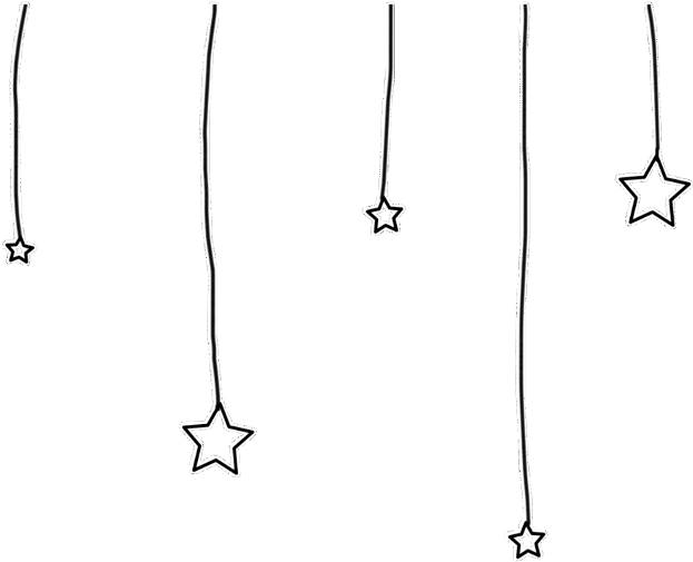 Sketch ng Nakabitin na mga Bituin Wallpaper