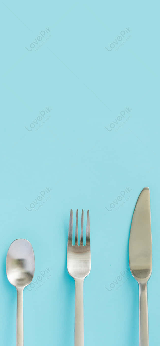 Sky Blue Theme Android Kitchen Background Wallpaper
