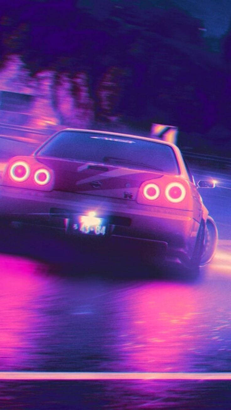 Skyline na May JDM Aesthetic Wallpaper