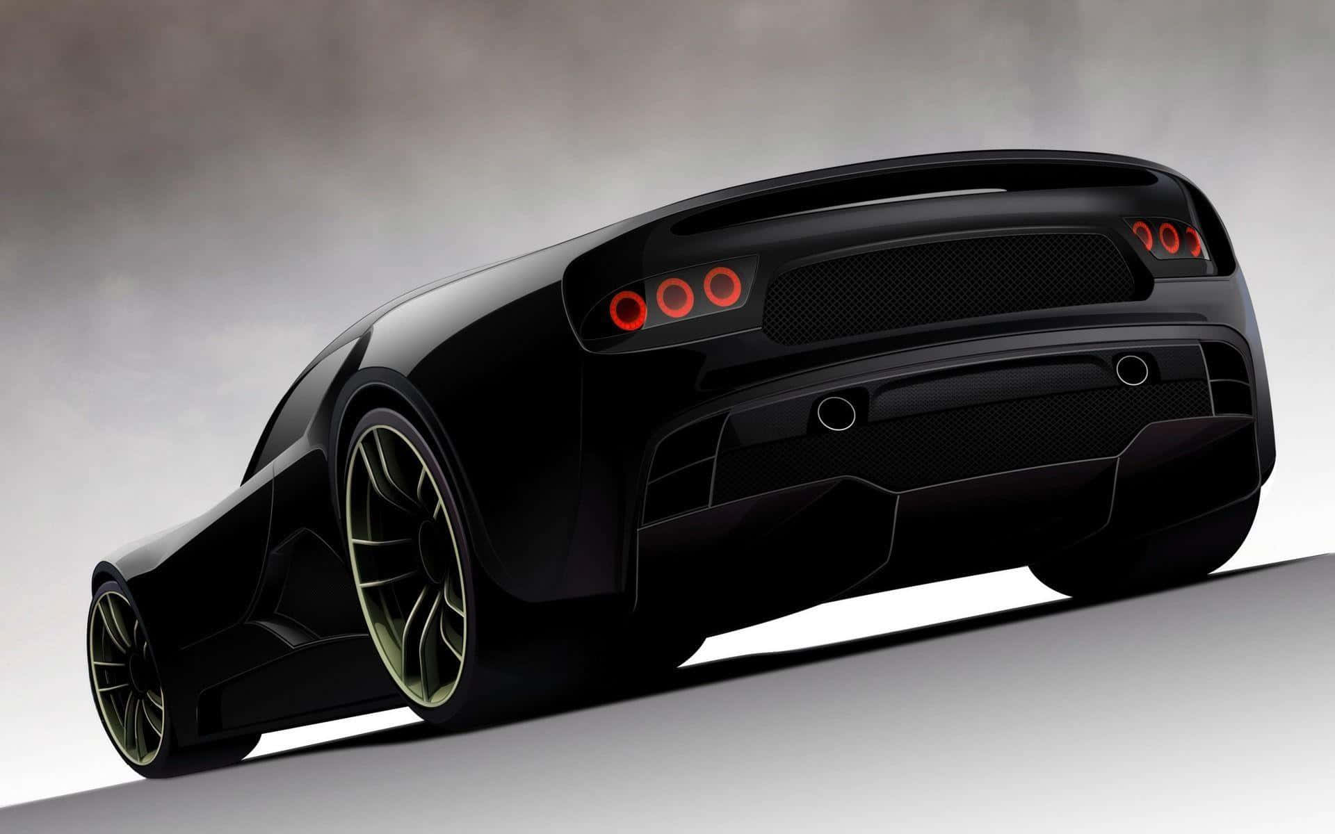 Makinis na Customized Sports Car Wallpaper