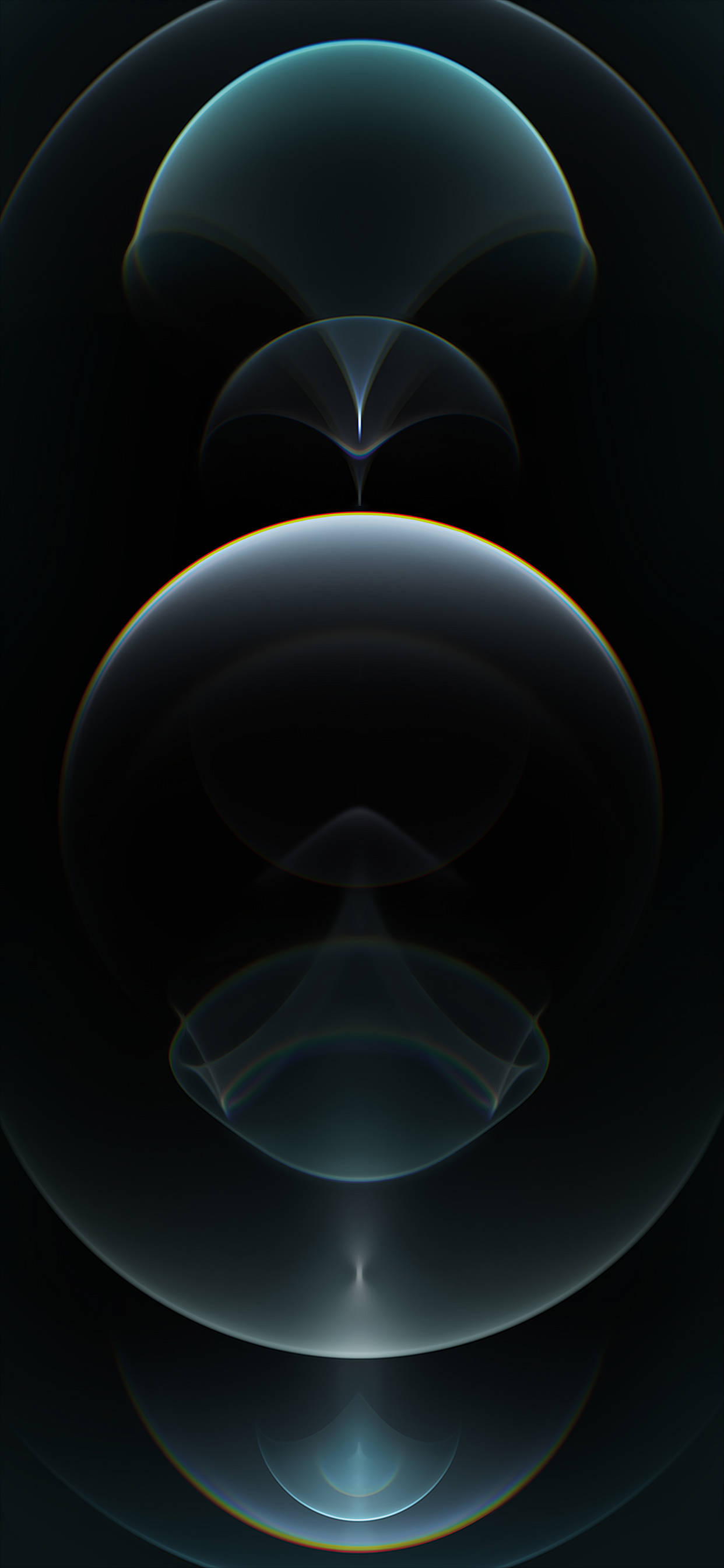 Sleek iPhone 12 Pro sa Puti Wallpaper