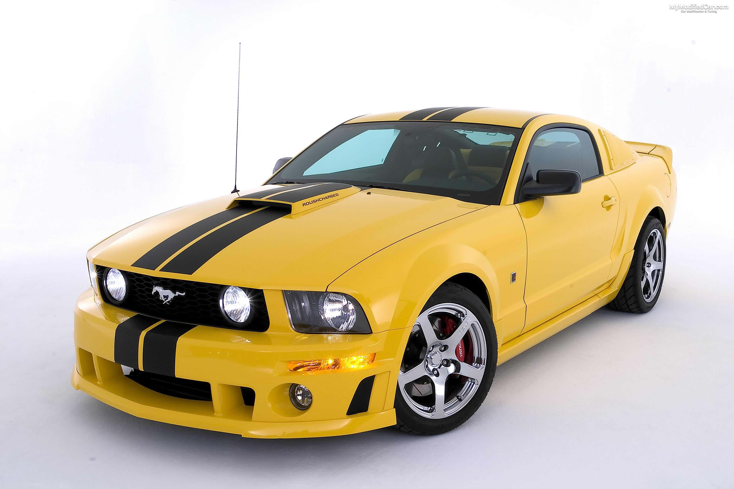Makinis na Binagong Sports Car Wallpaper