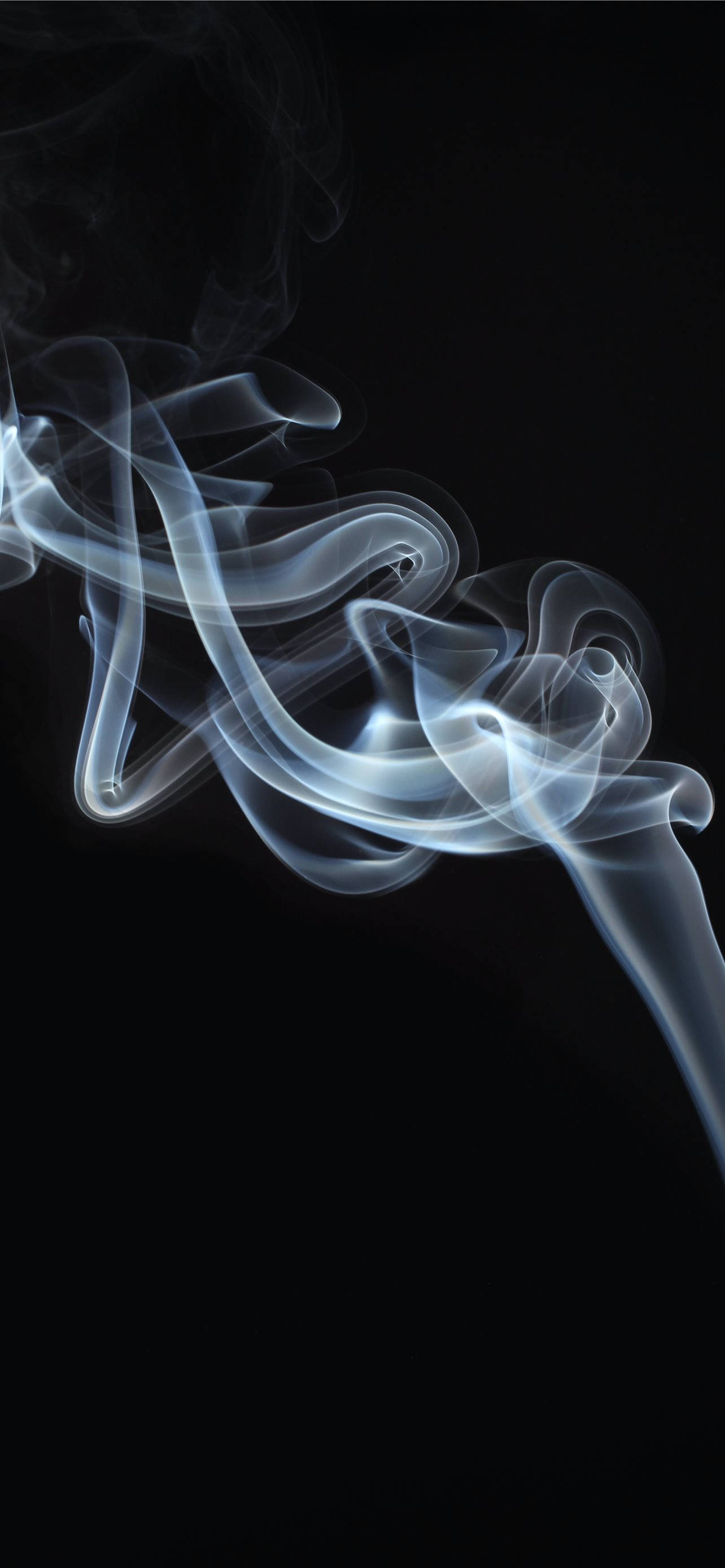 Smoke On Black Apple iPhone Wallpaper