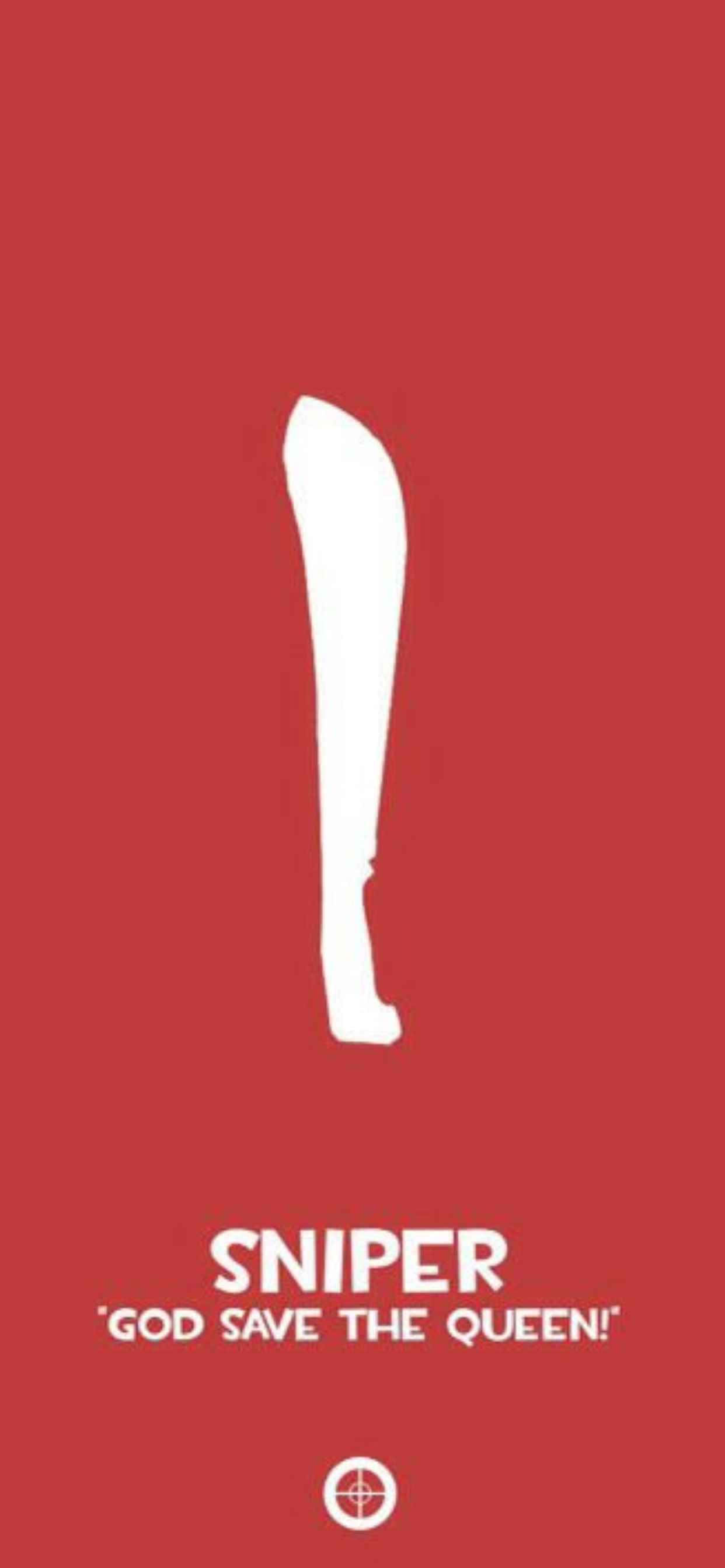 Sniper Logo iPhone Xs Max Team Fortress 2 Background Wallpaper