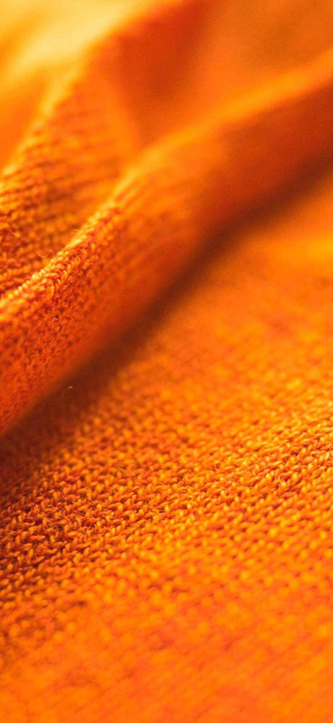 Solid Orange Fur Texture iPhone Wallpaper