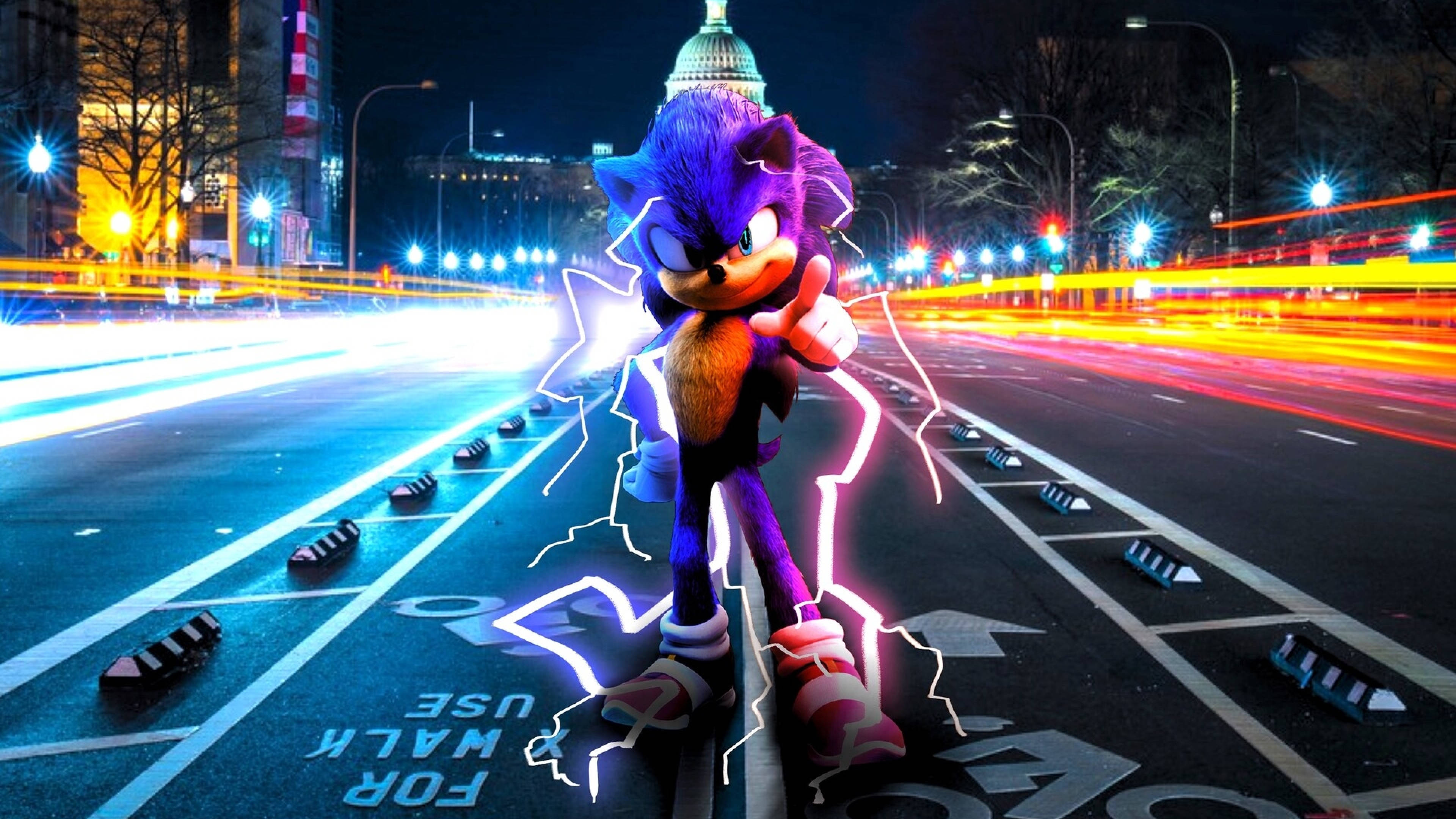Sonic Hedgehog 3840x2160 Monitor Wallpaper