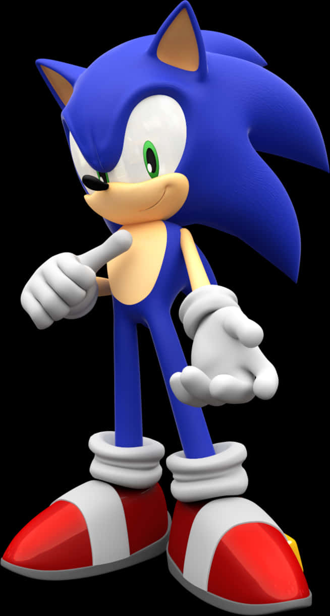 Sonic The Hedgehog Nagpapakita Wallpaper