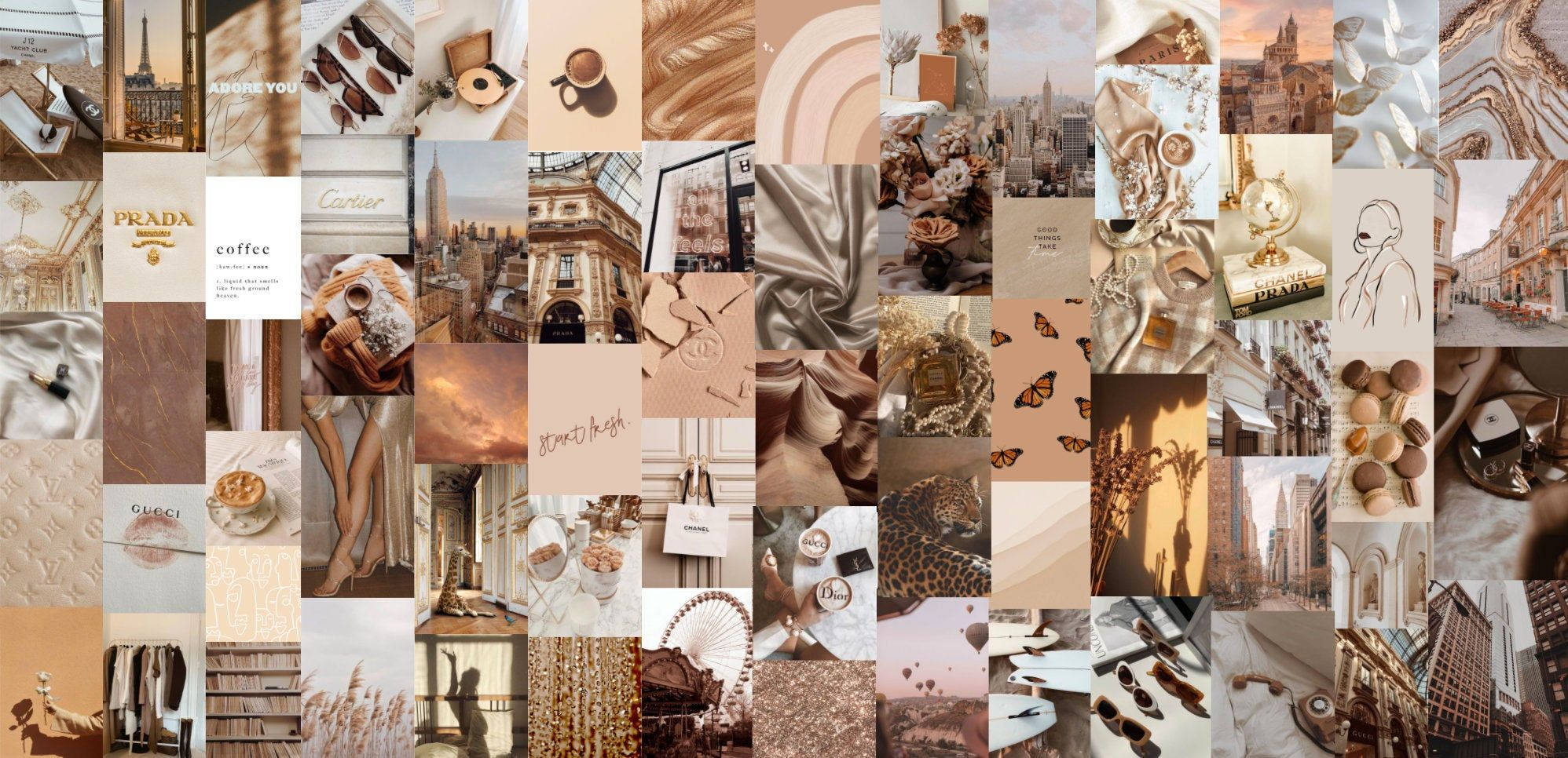 Sopistikadong Beige Aesthetic na Laptop Wallpaper