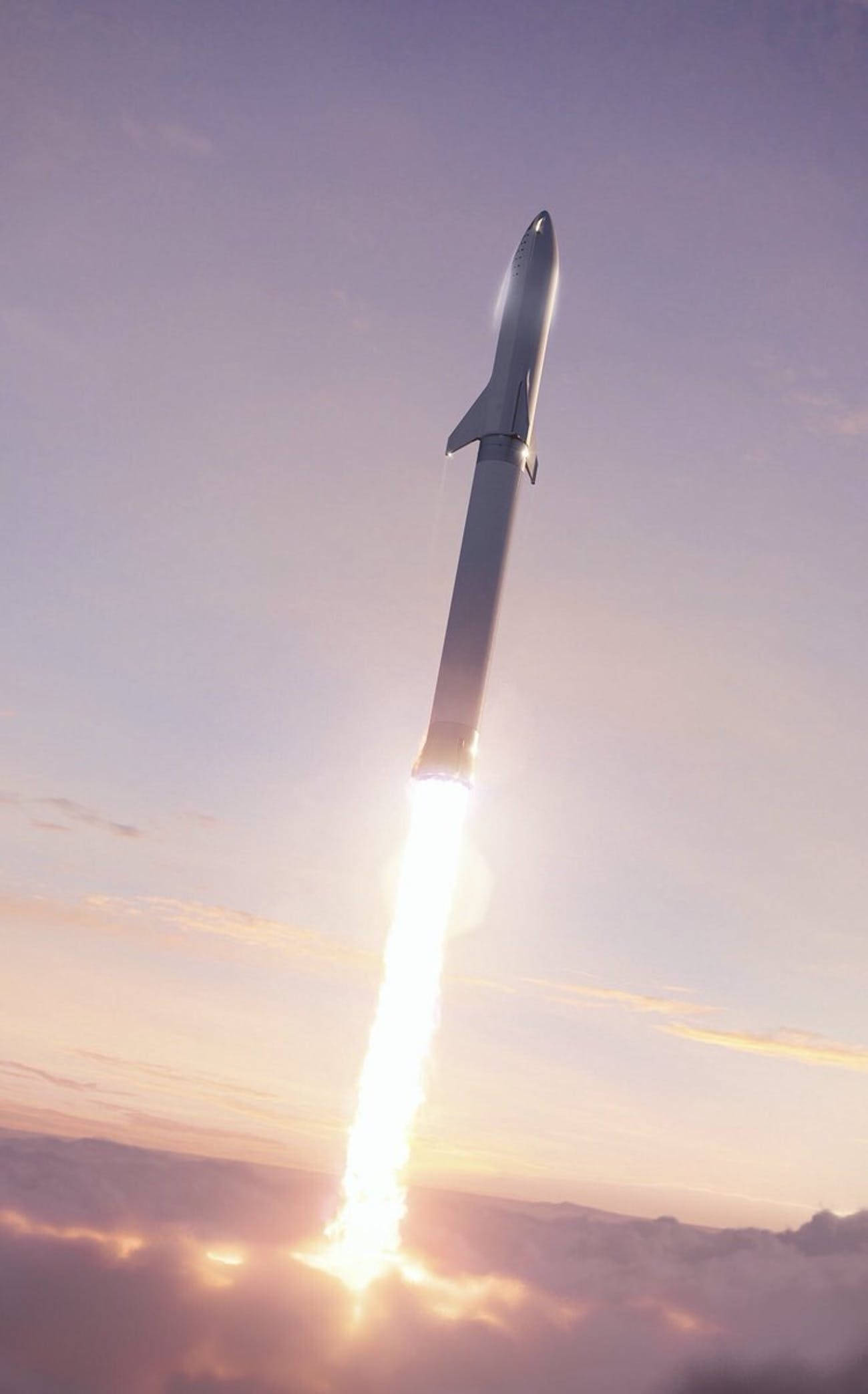 SpaceX BFR Wallpaper