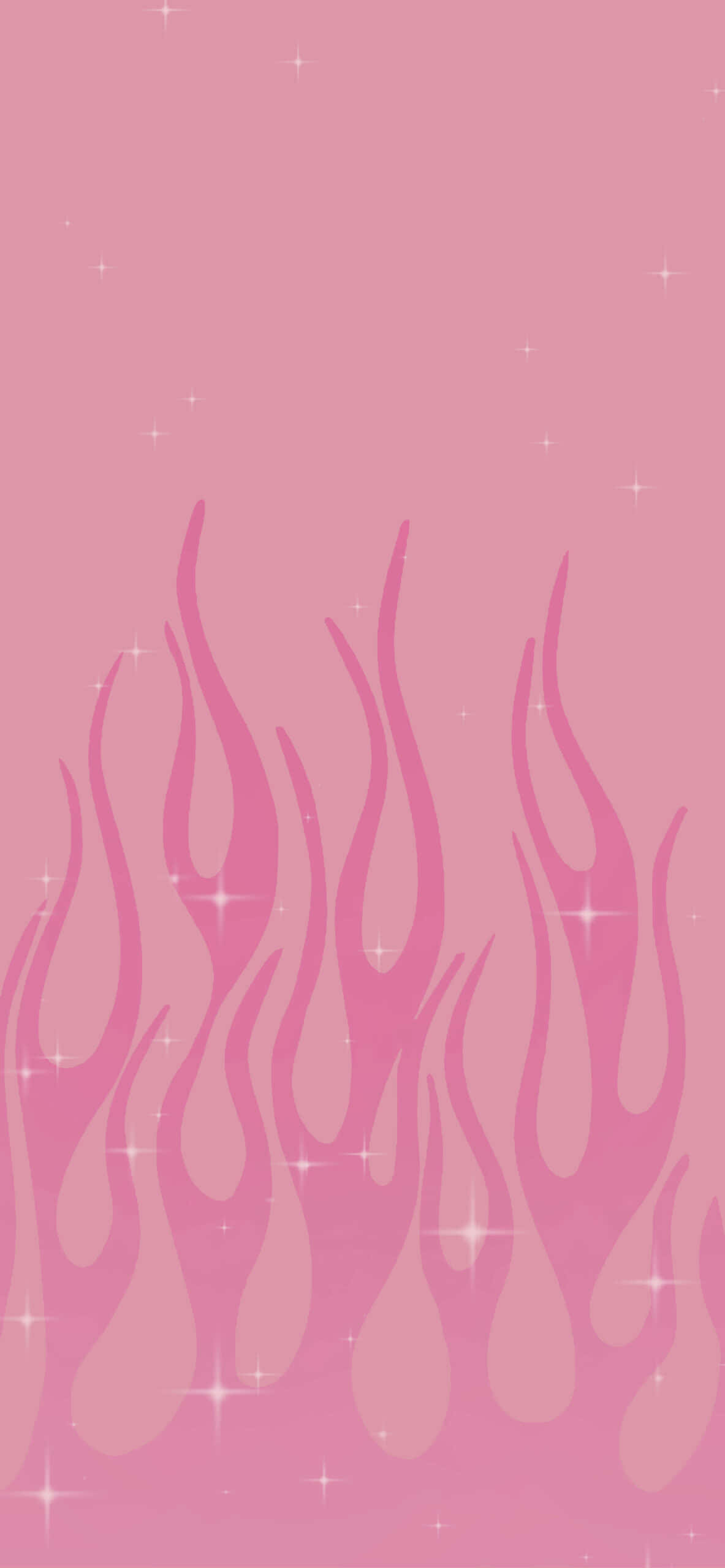 Sparkling Flame Pink Aesthetic Background Wallpaper