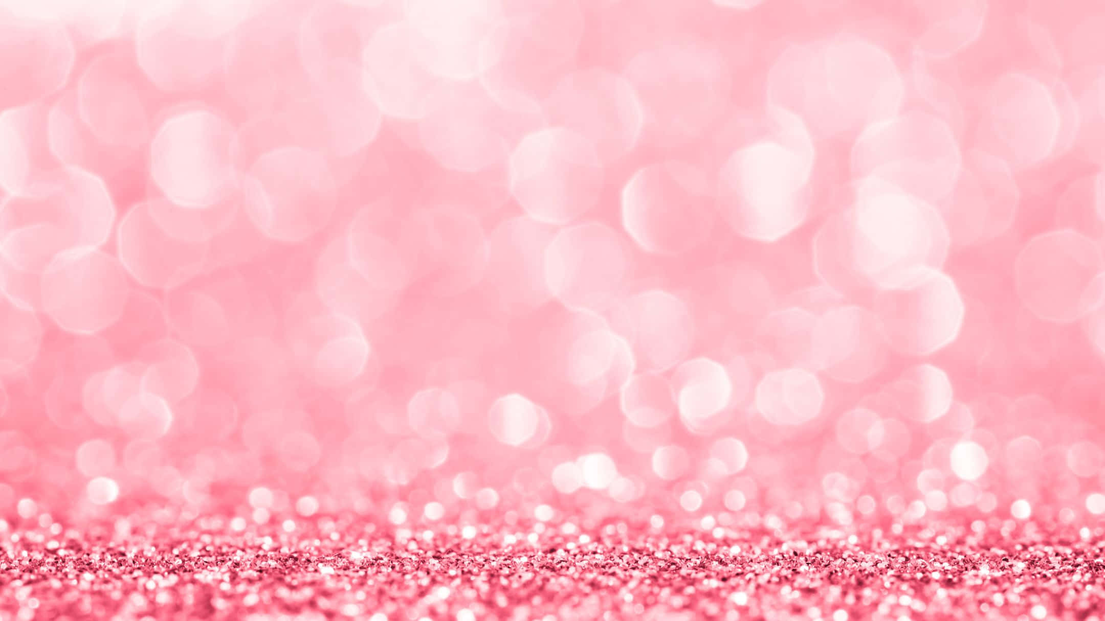 Sparkly Pink Bokeh At Glitter Background Wallpaper