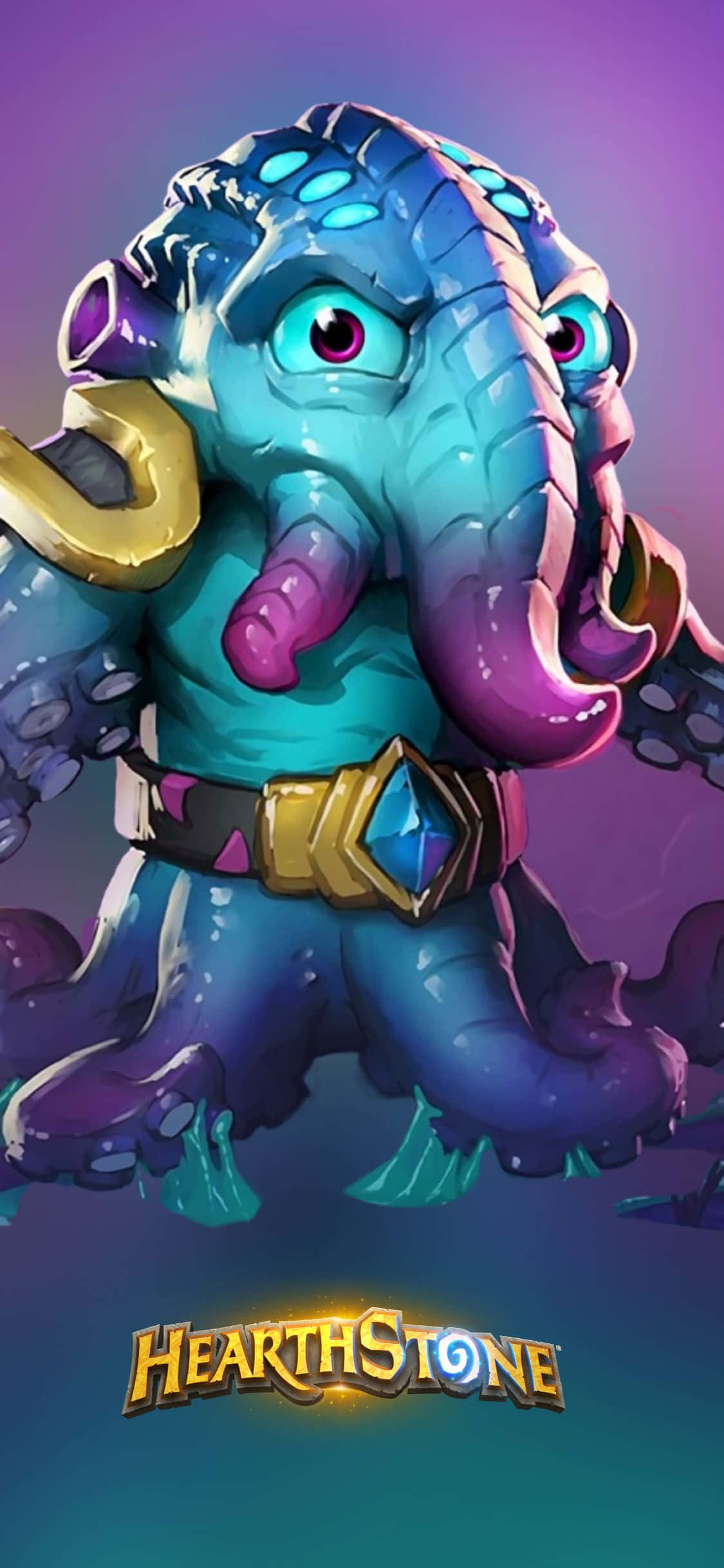 Spawn Of N'Zoth iPhone XS Hearthstone Background Wallpaper
