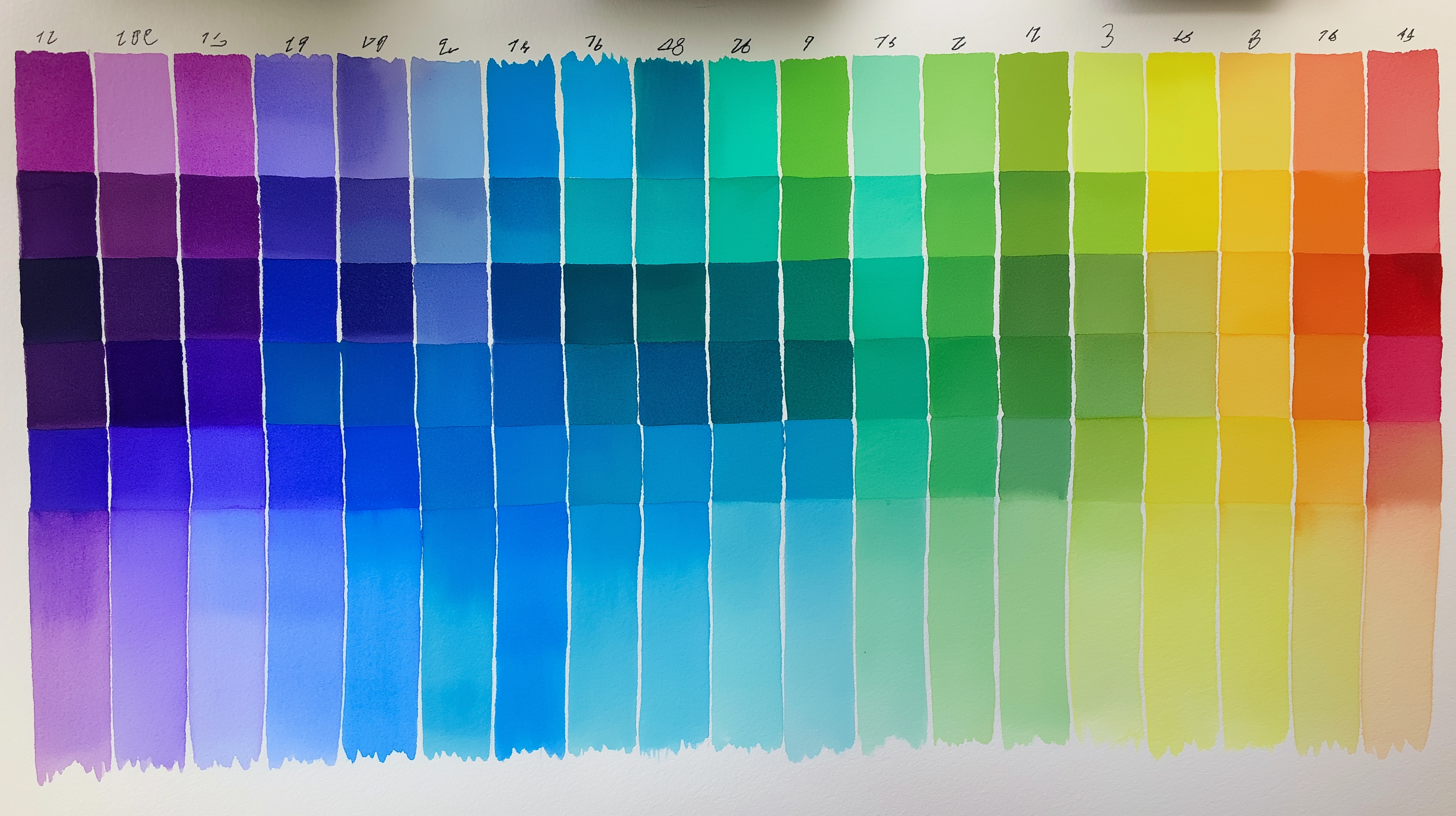 Spectrum ng Watercolor Hue Wallpaper