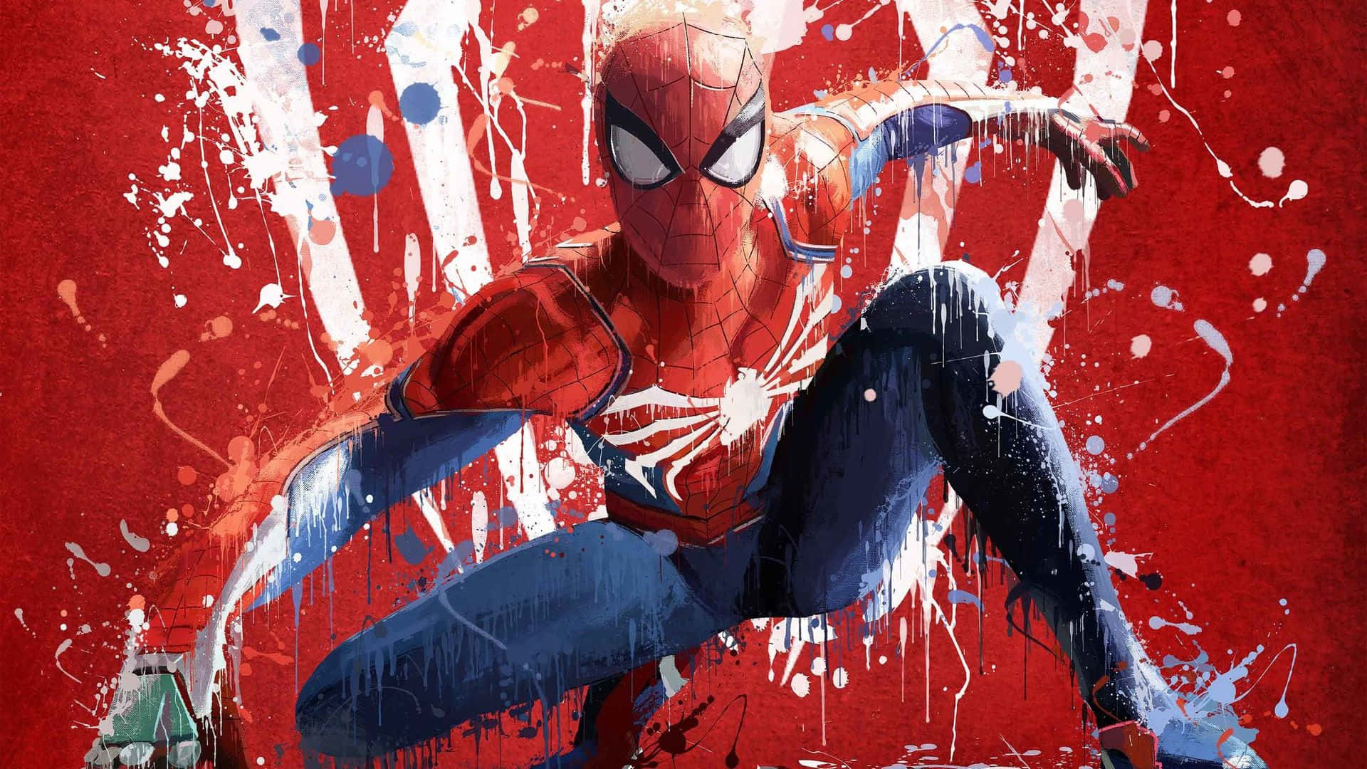 Spider Man Ps4 4K Mapanakit na Poster ng Video Game Wallpaper