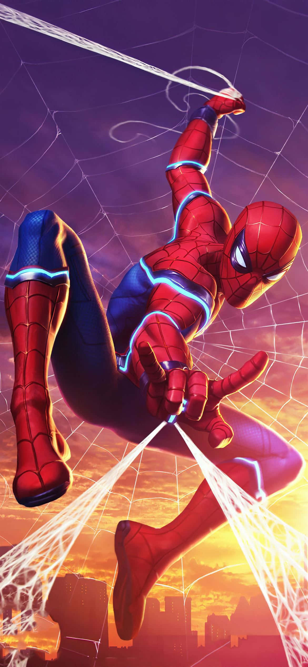 Spiderman in Action Wallpaper
