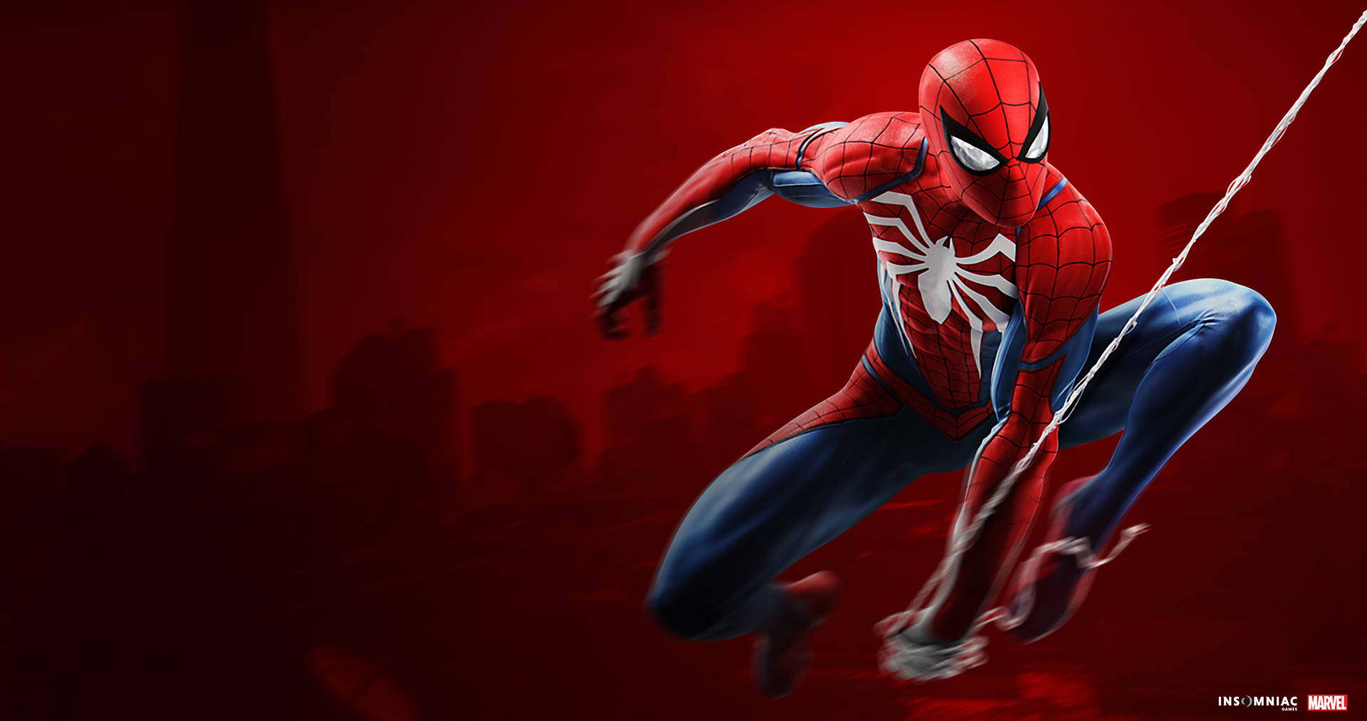 Spiderman Sa Pula Wallpaper
